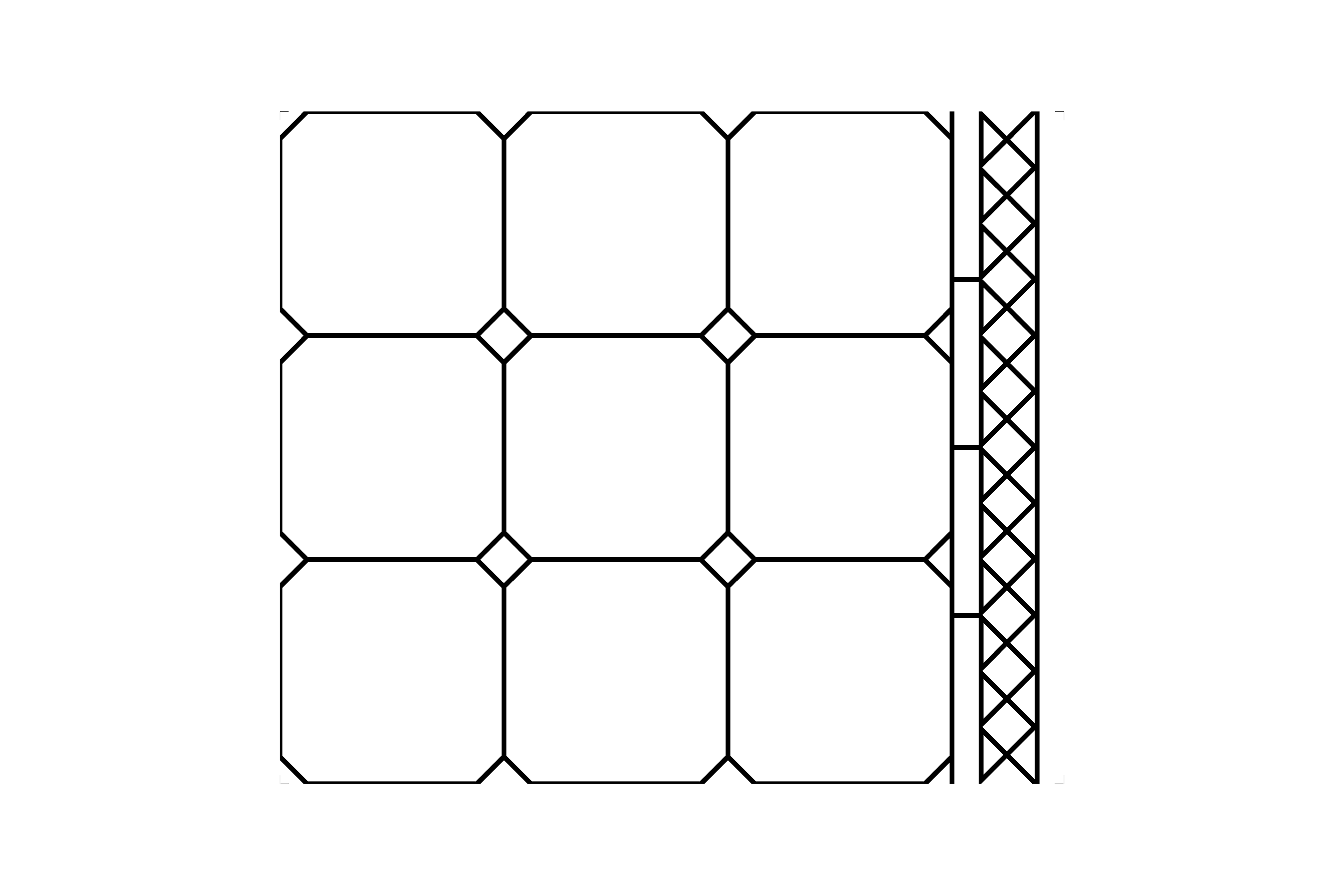 Drafted Tile Pattern 2 for burning a print screen