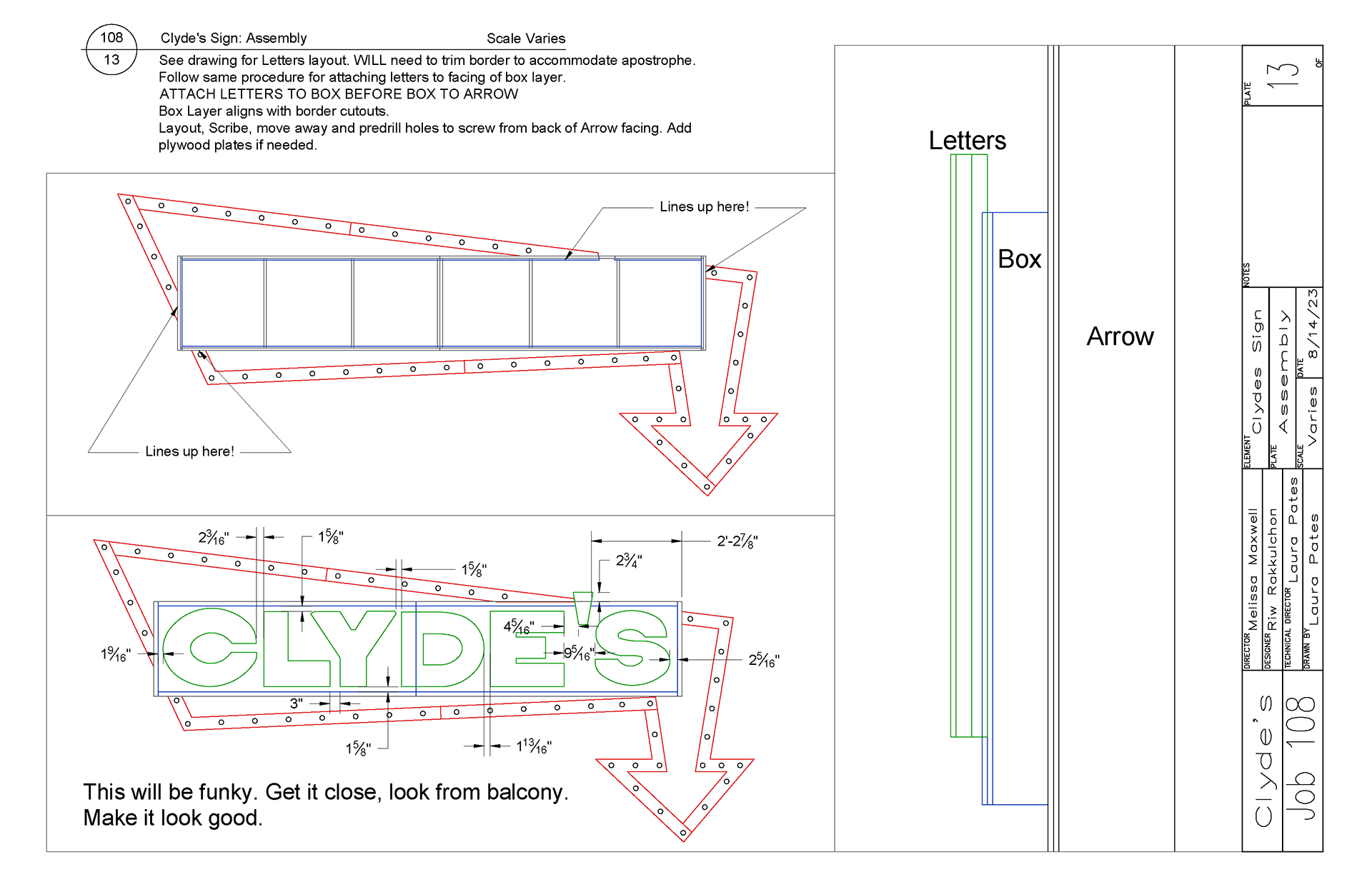 Sign Drafting