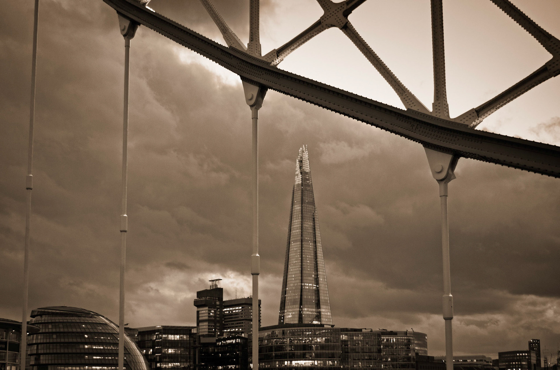 The Shard from Tower Bridge