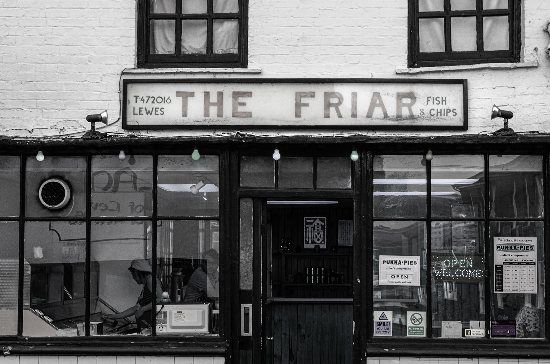 Lewes in Black and White - The Friar
