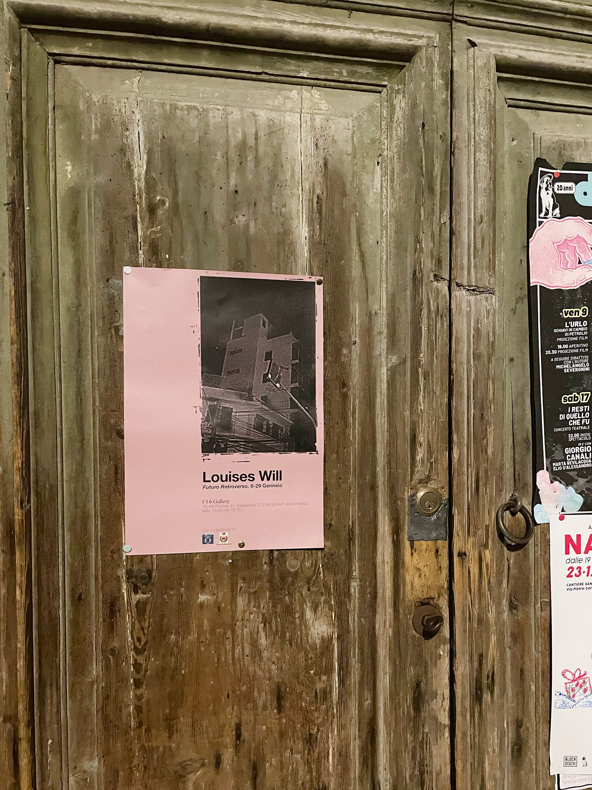 Poster for Futuro Retroverso at f 5.6 Gallery