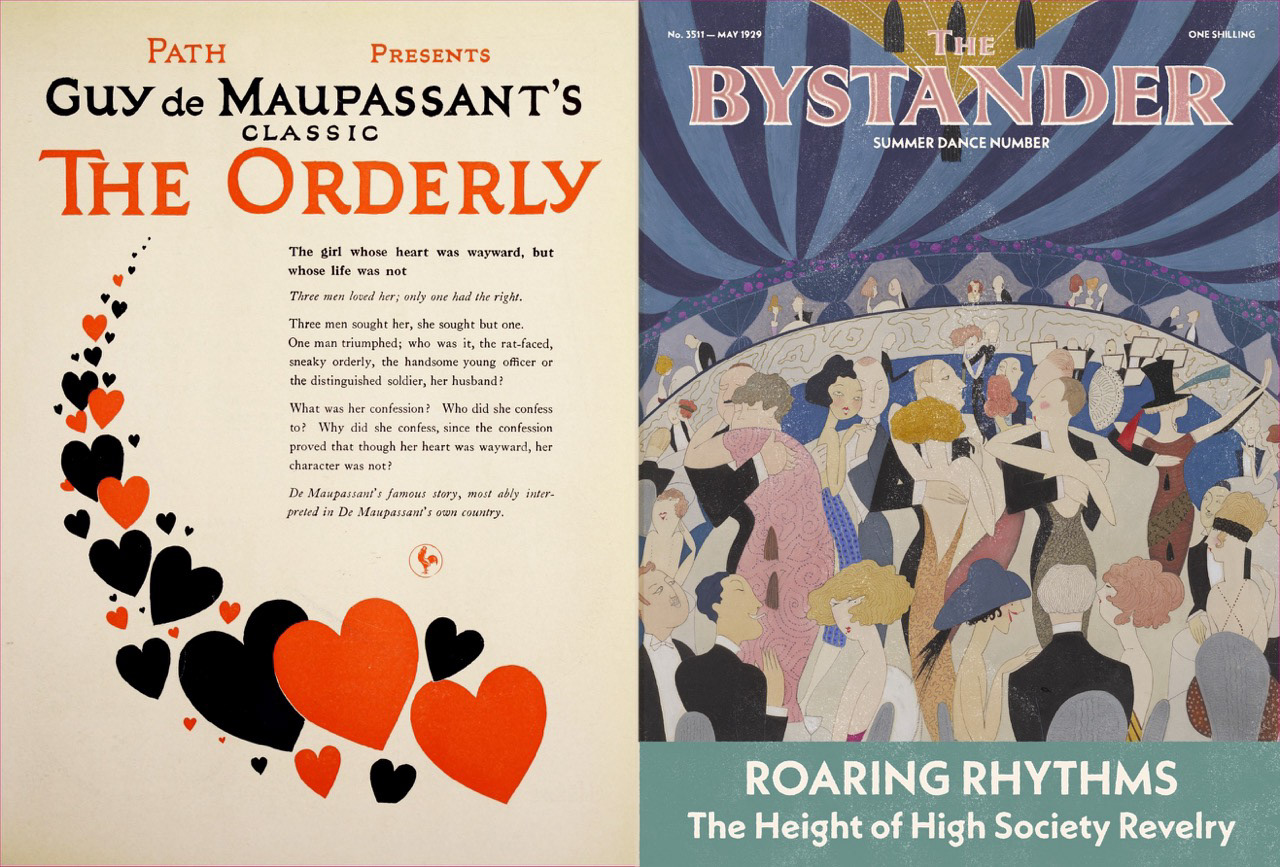 Left Hand Side: Original vintage ad