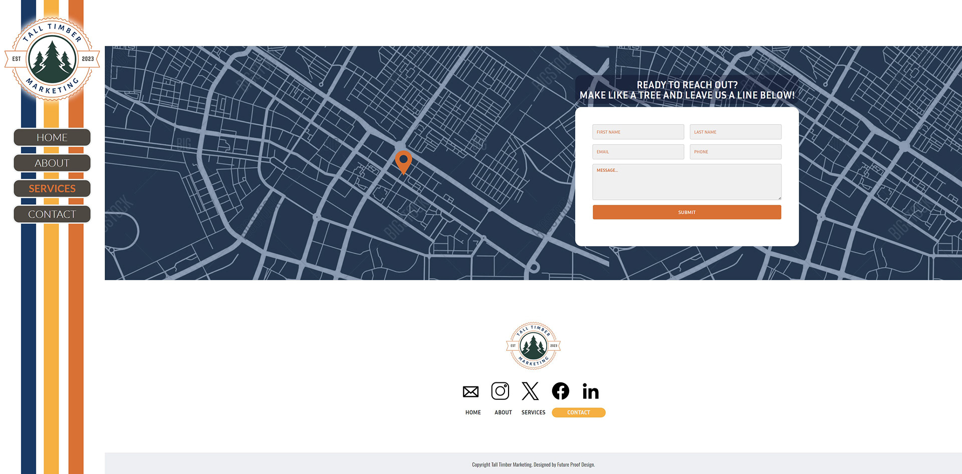 Contact Page - Footer
