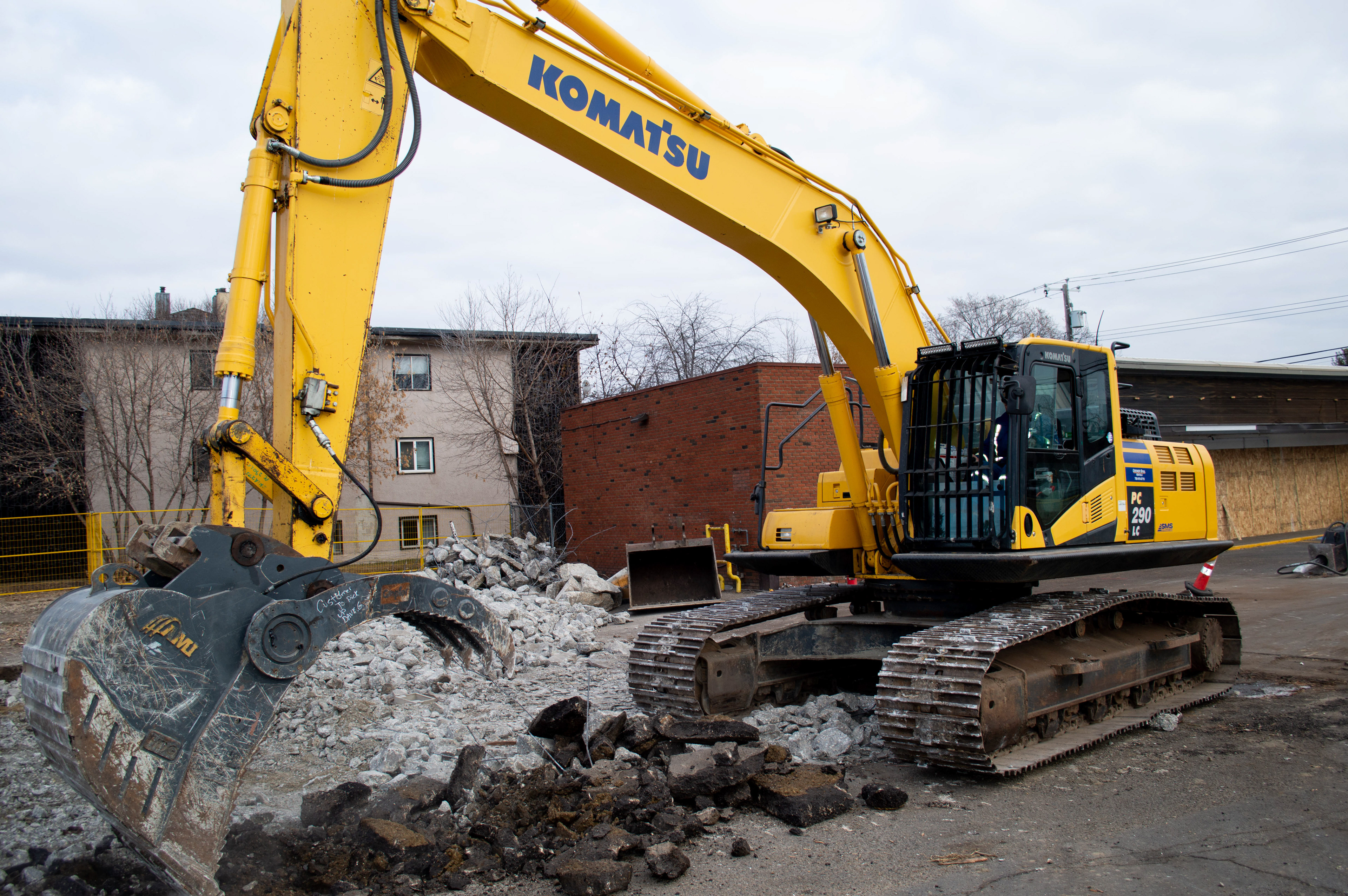 Photo of Backhoe in Operation
