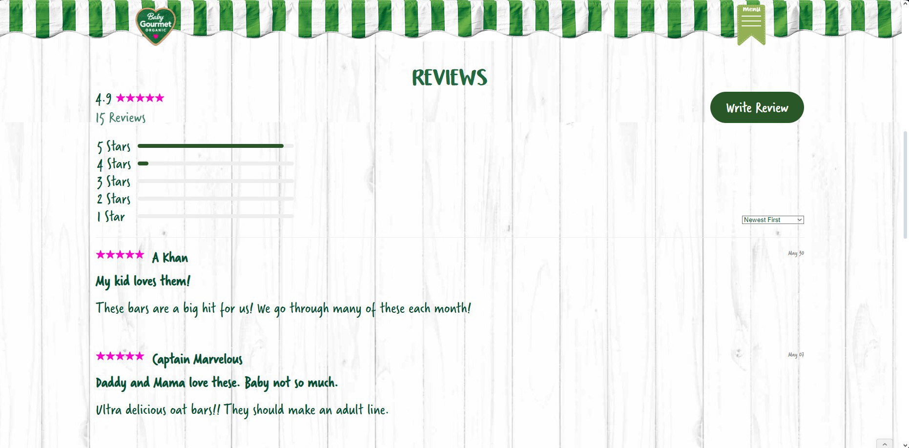 Leave Reviews On Product