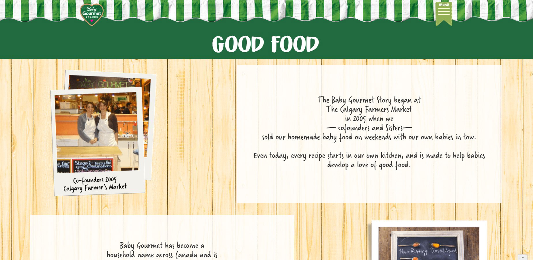 Our Story Page Preview