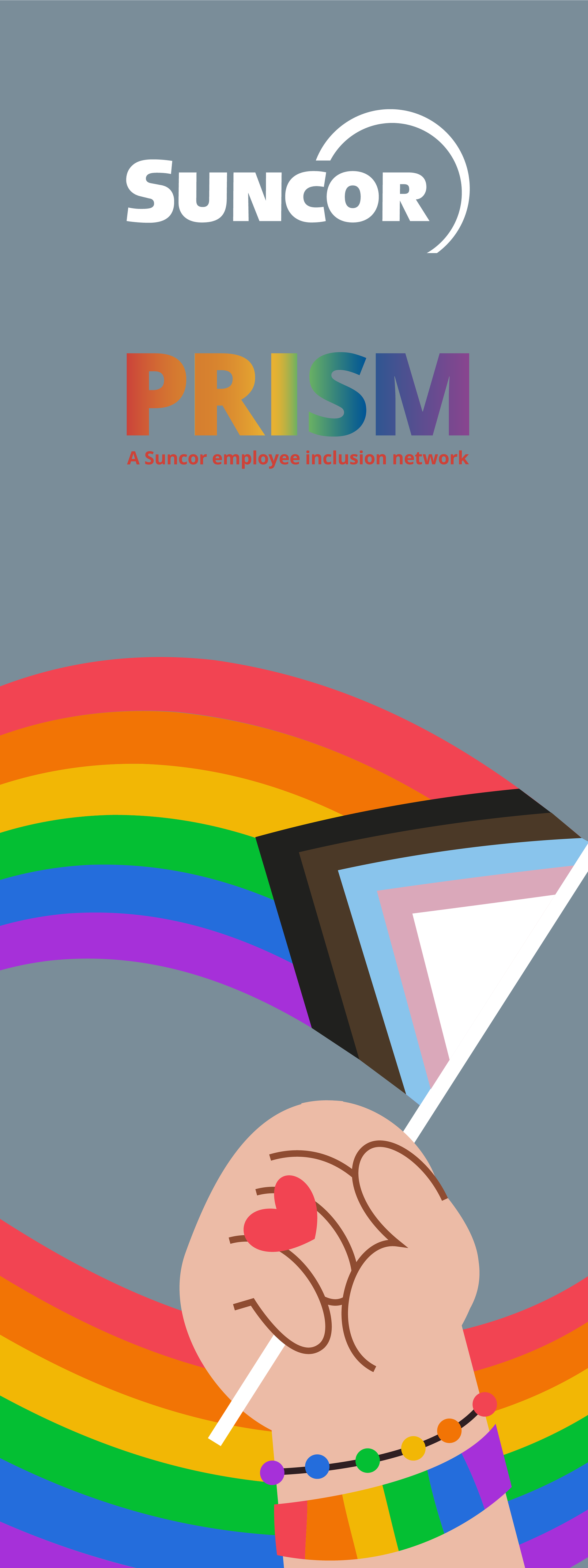 final PRISM Banner (Seen at Pride Calgary!)
