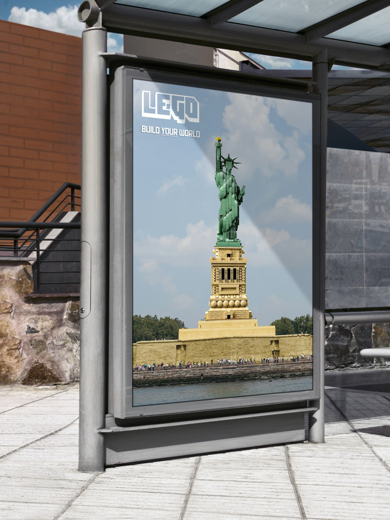 Bus Stop Ad