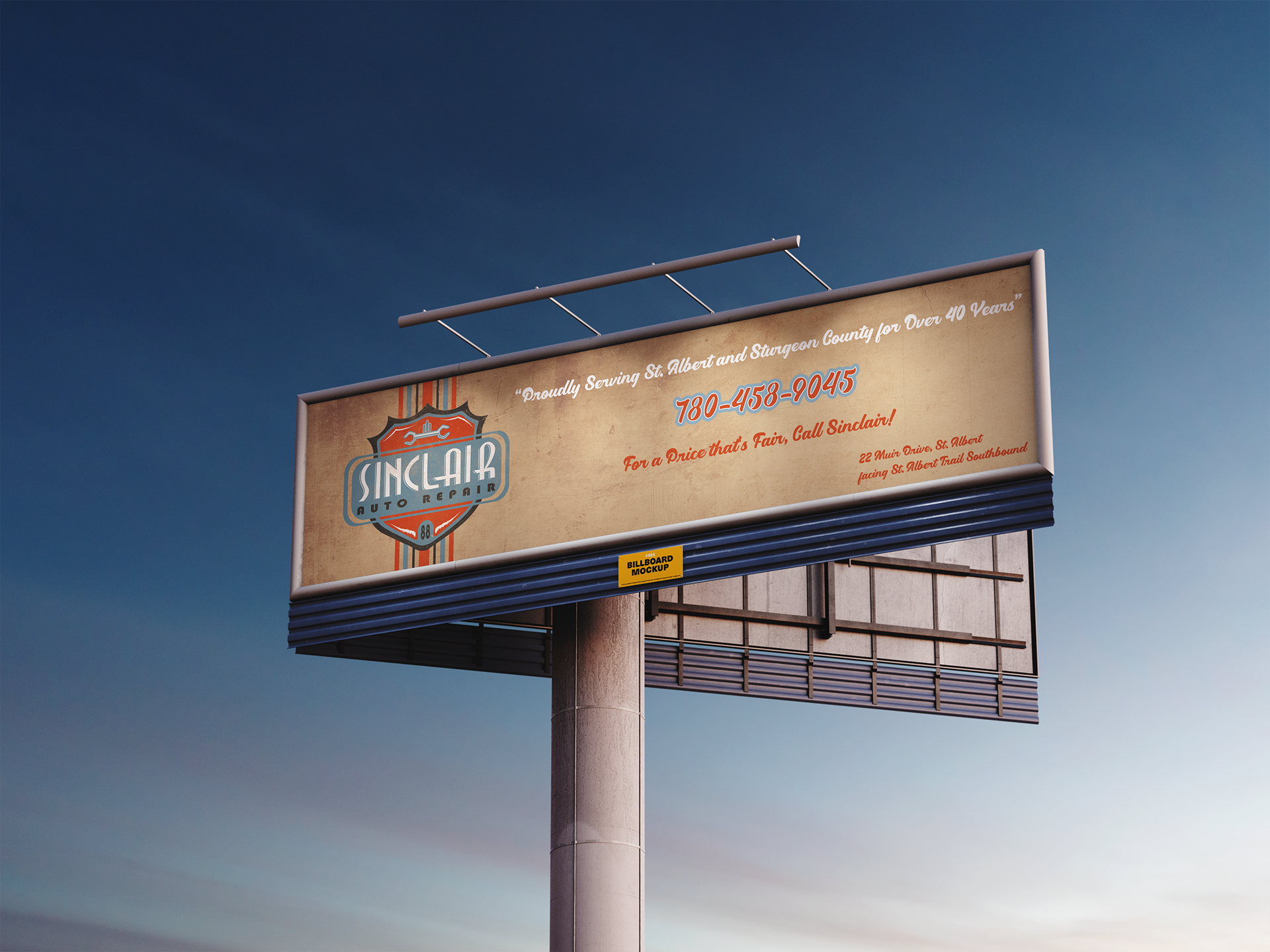Billboard Ad + Mockup