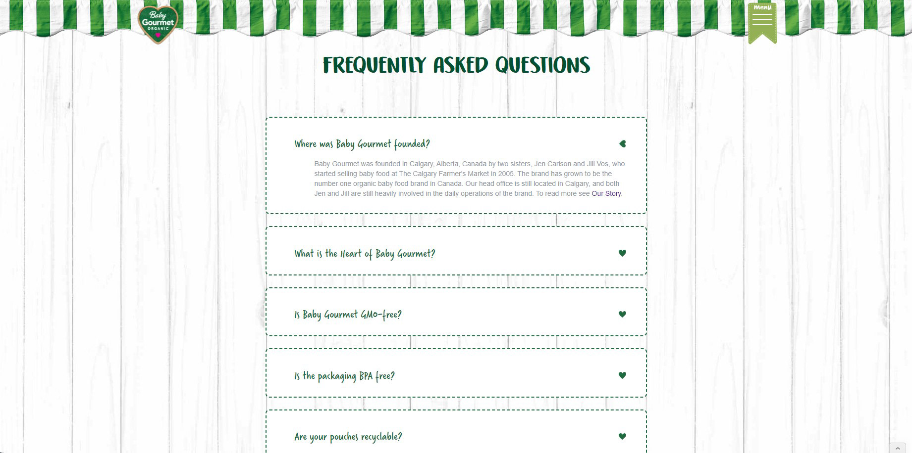 FAQ Interactive Dropdown
