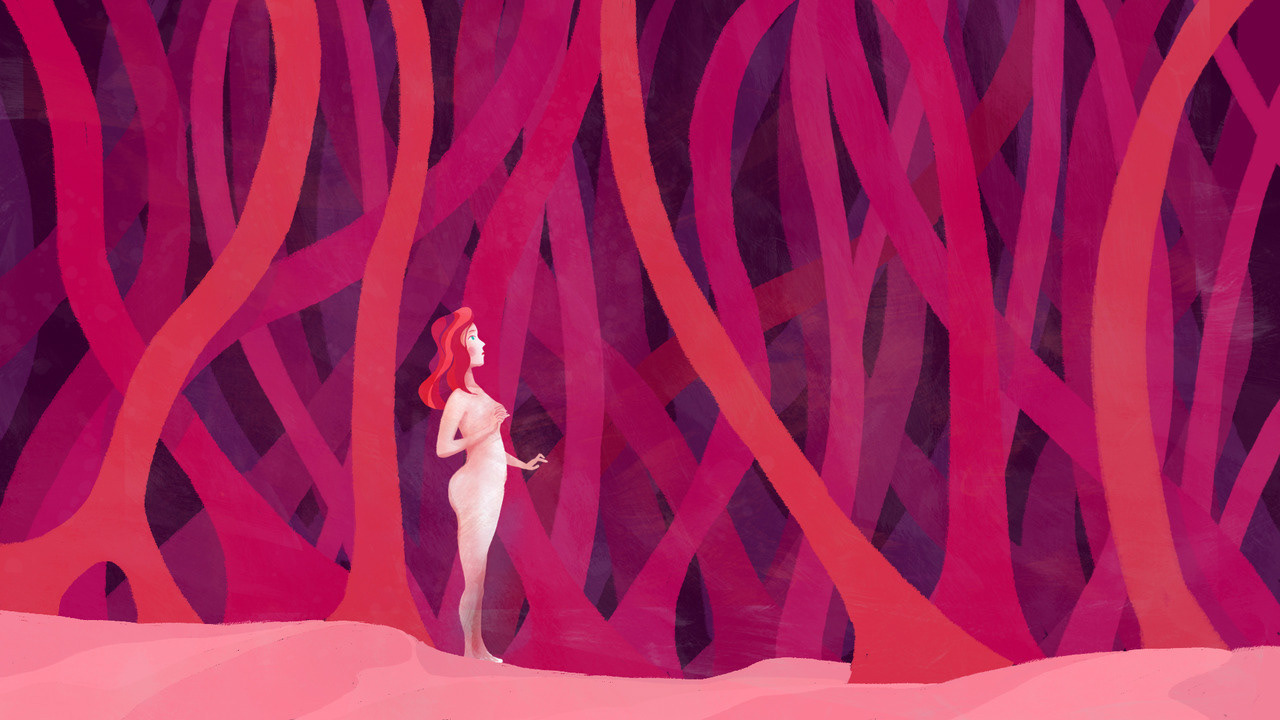 Graphic sample for "Le Ciel d'Emma", a film by Léo Verrier