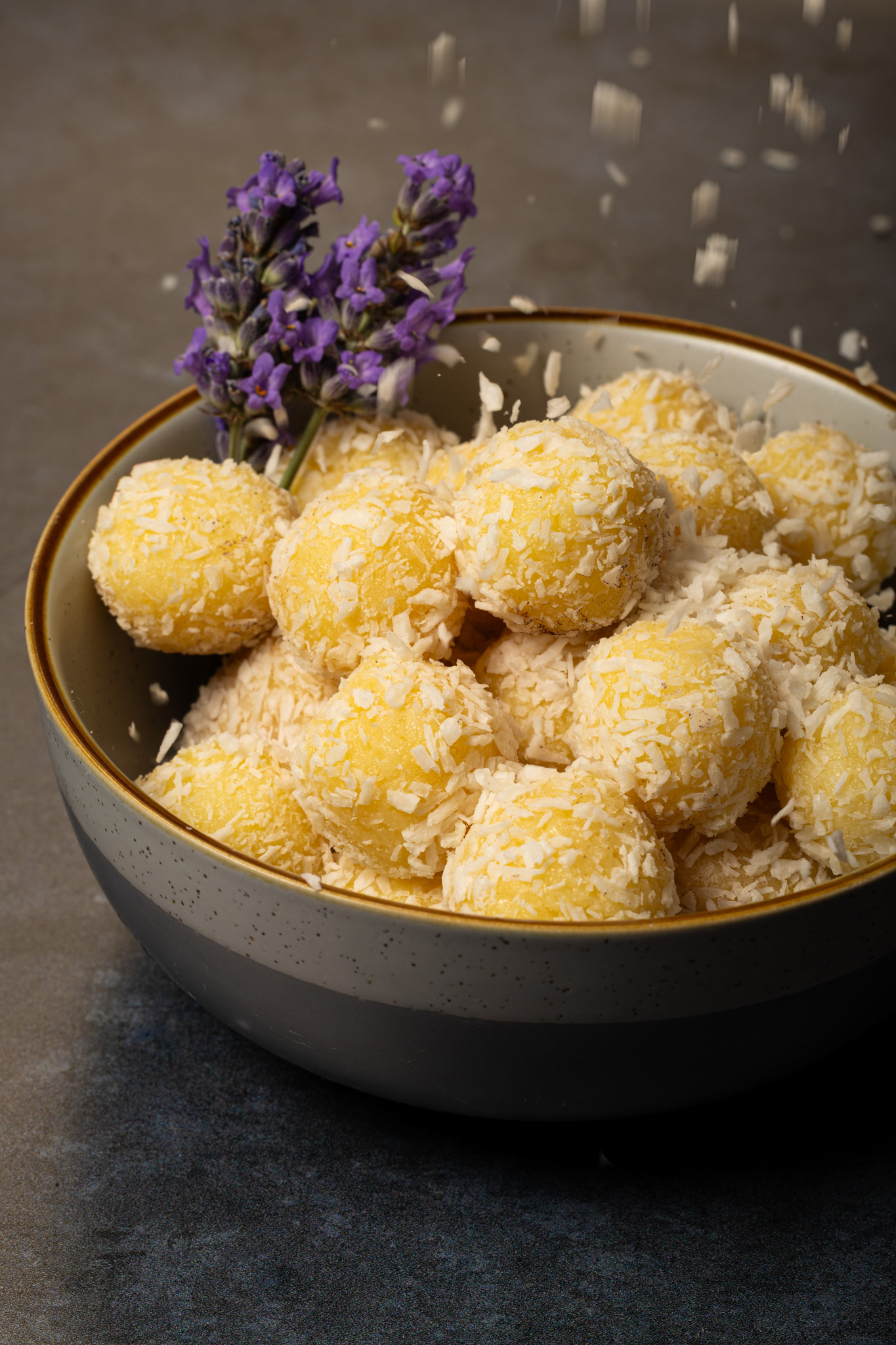 Beijinhos de coco (little coconut kisses) are a classic Brazilian party treat