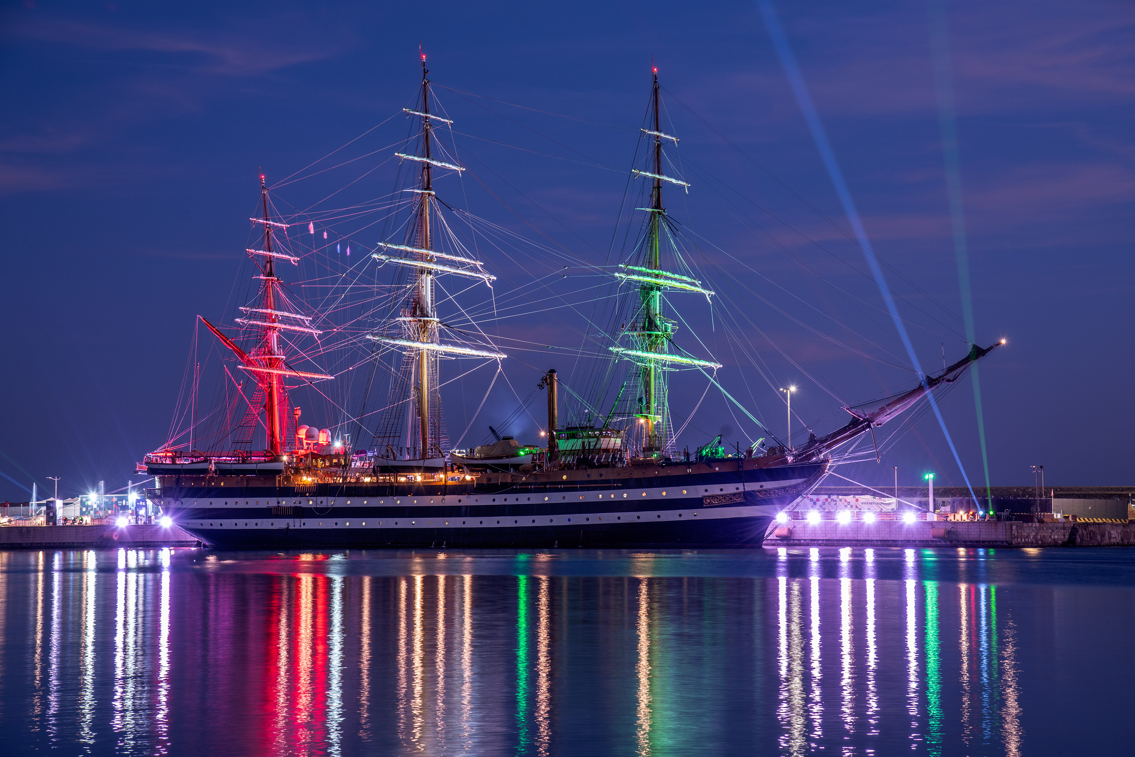Amerigo Vespucci a Civitavecchia RM Mag2025