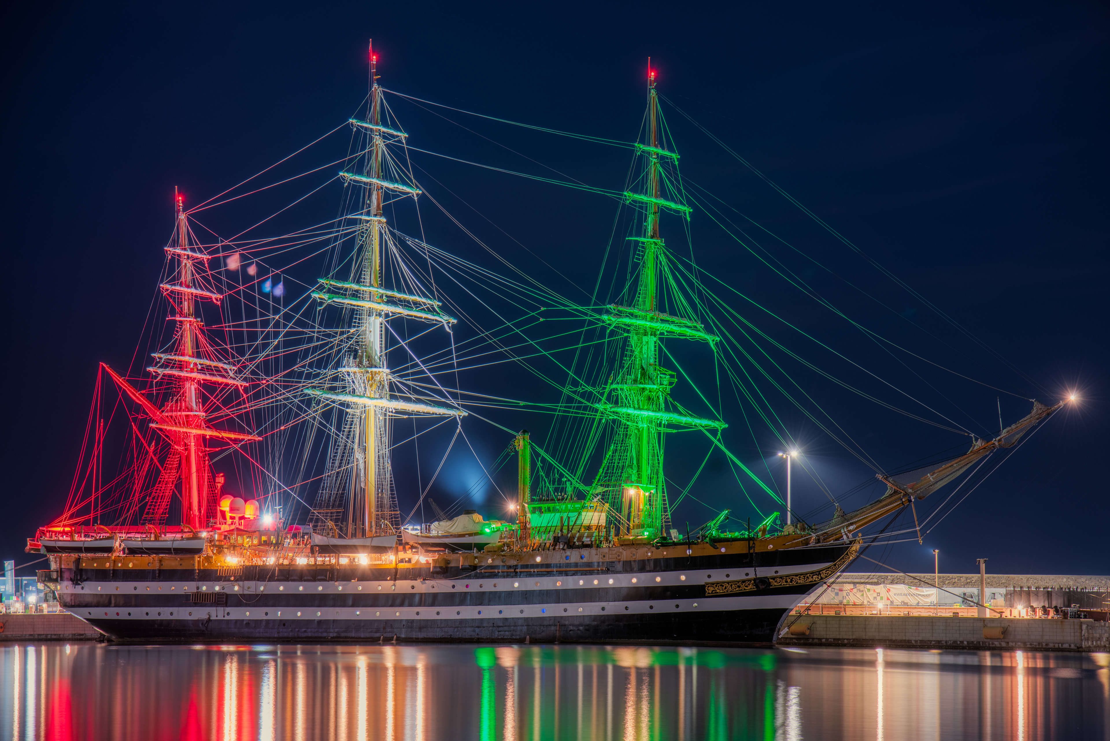 Amerigo Vespucci a Civitavecchia RM Mag2025