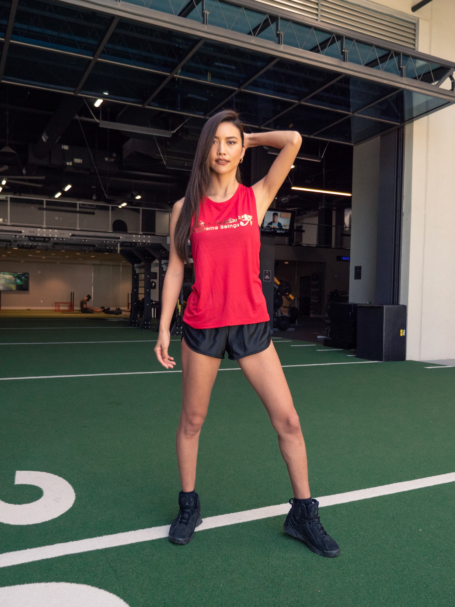 Photo used in ad to promote clothing line