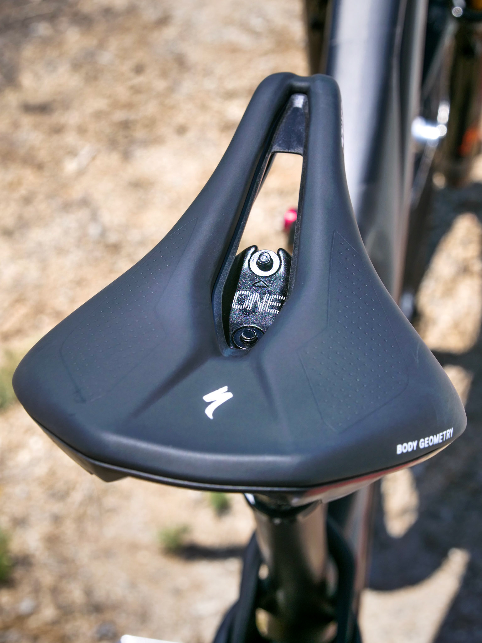 Mountain bike detailed seat shot