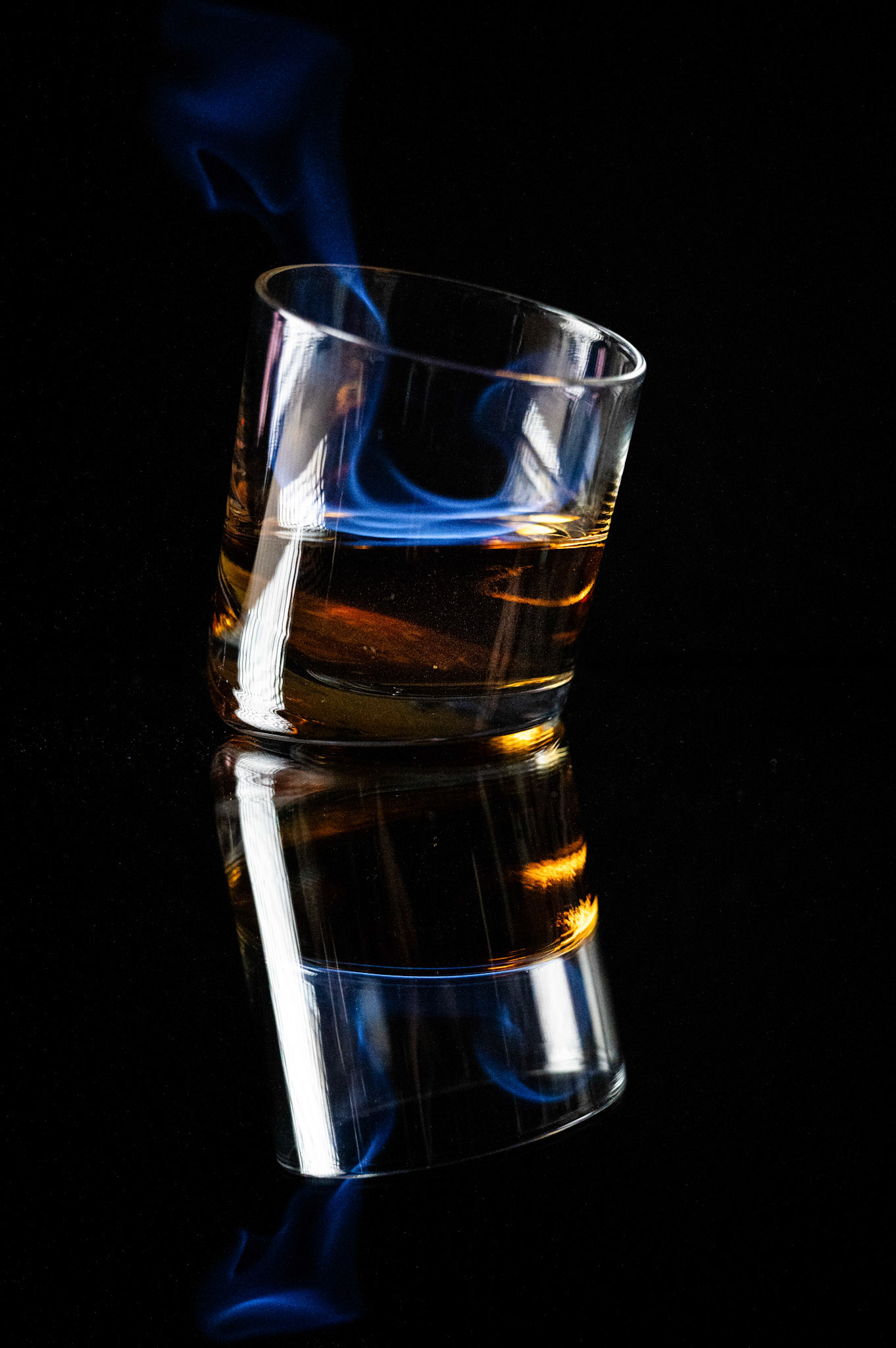 Reflet en couleur - Eau de feu