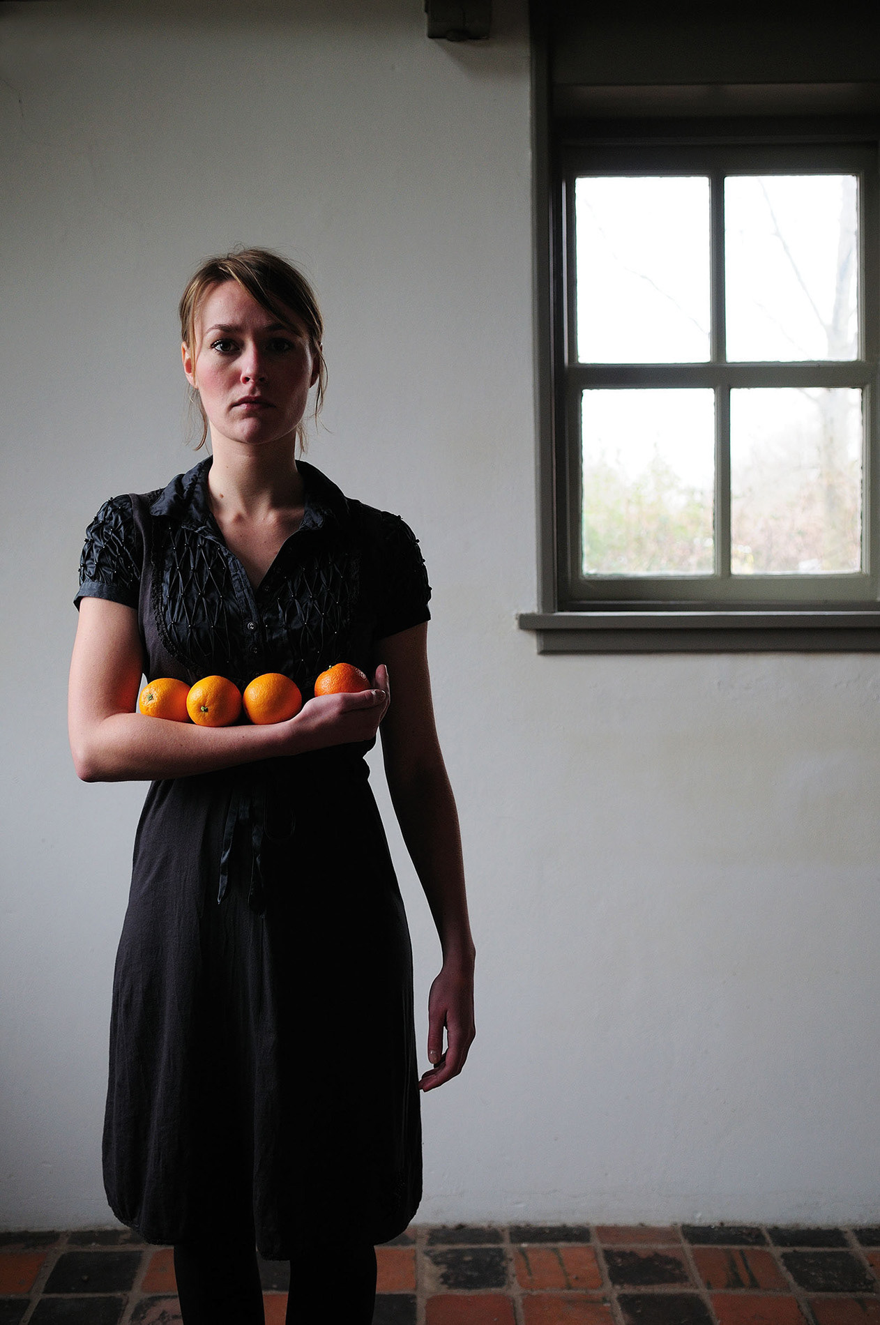 Sophie with Oranges