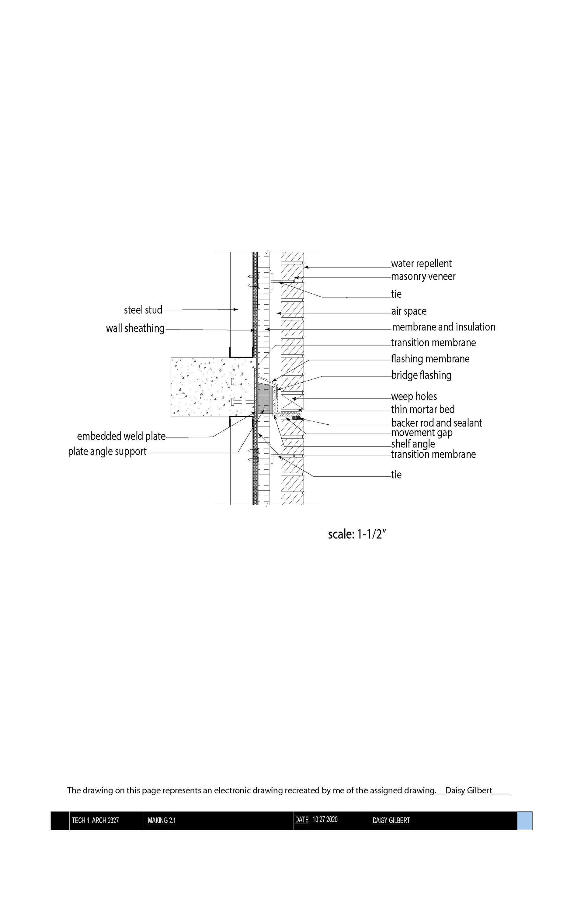 Tech Detail Sections (autocad & illustrator)