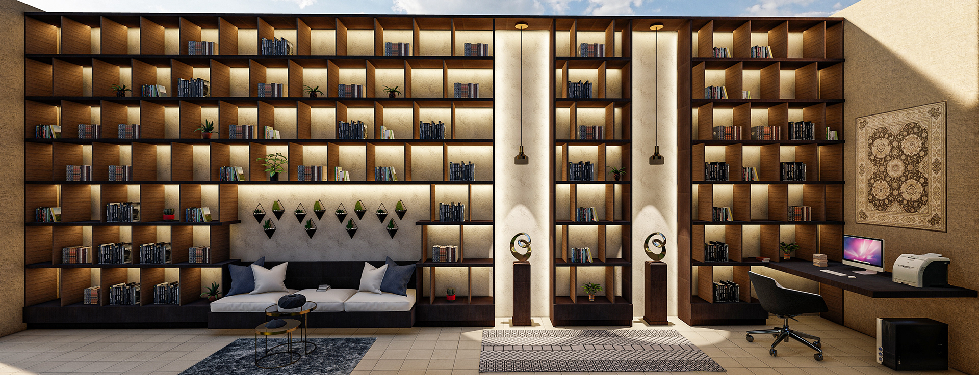 3D Visualization - Library View 001