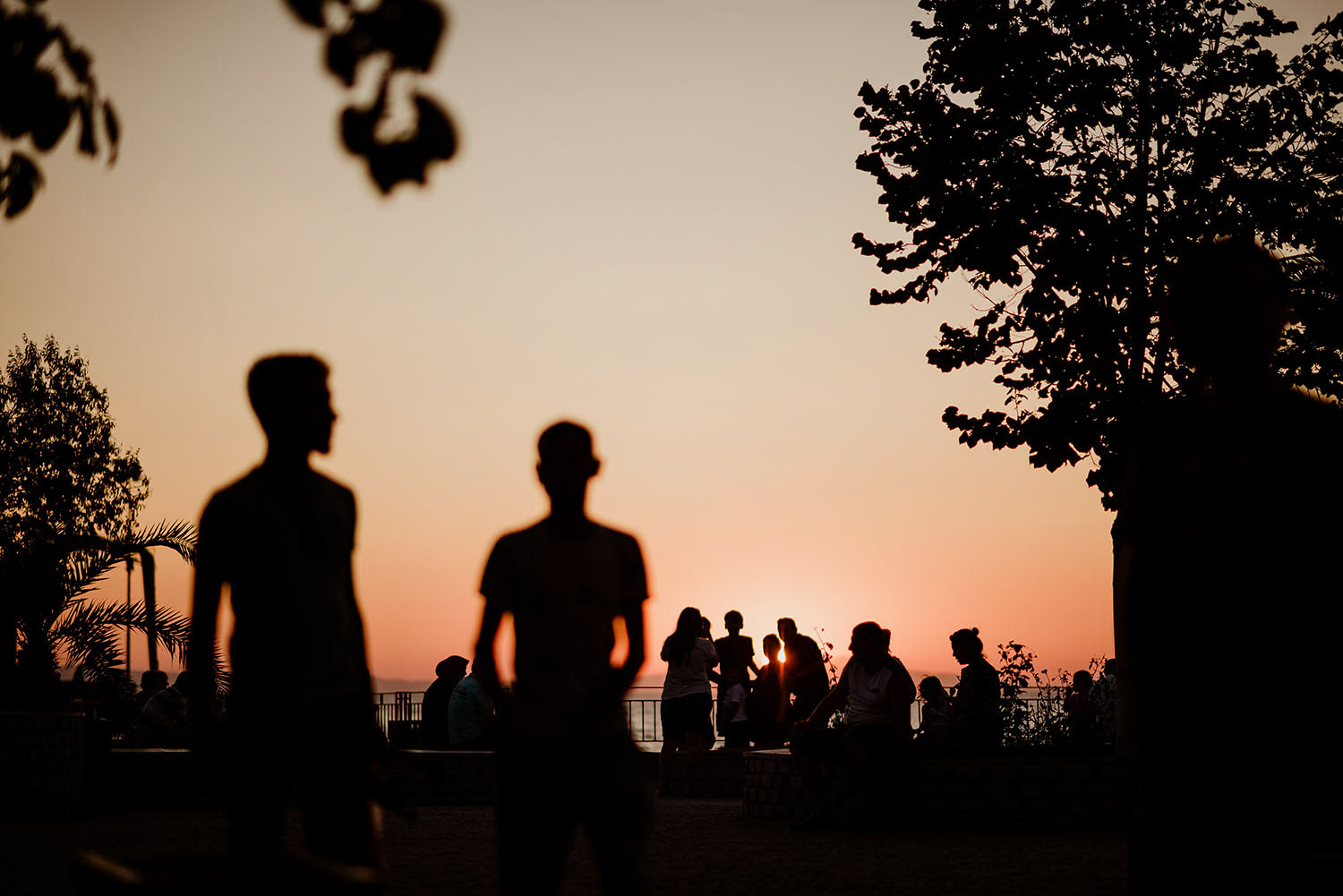 Sunset in Dikili, a small touristic town in Western Türkiye.