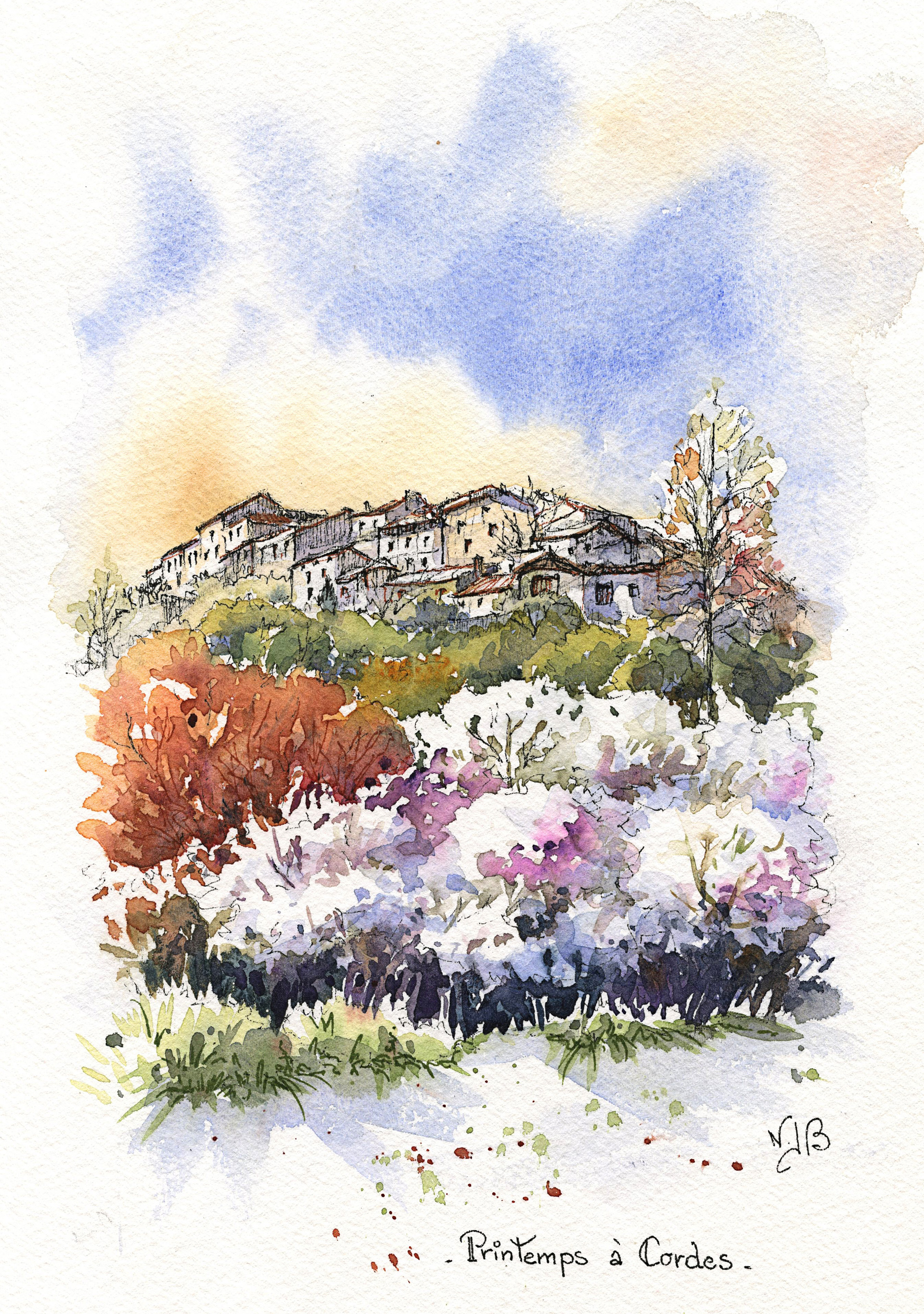 Cordes au printemps