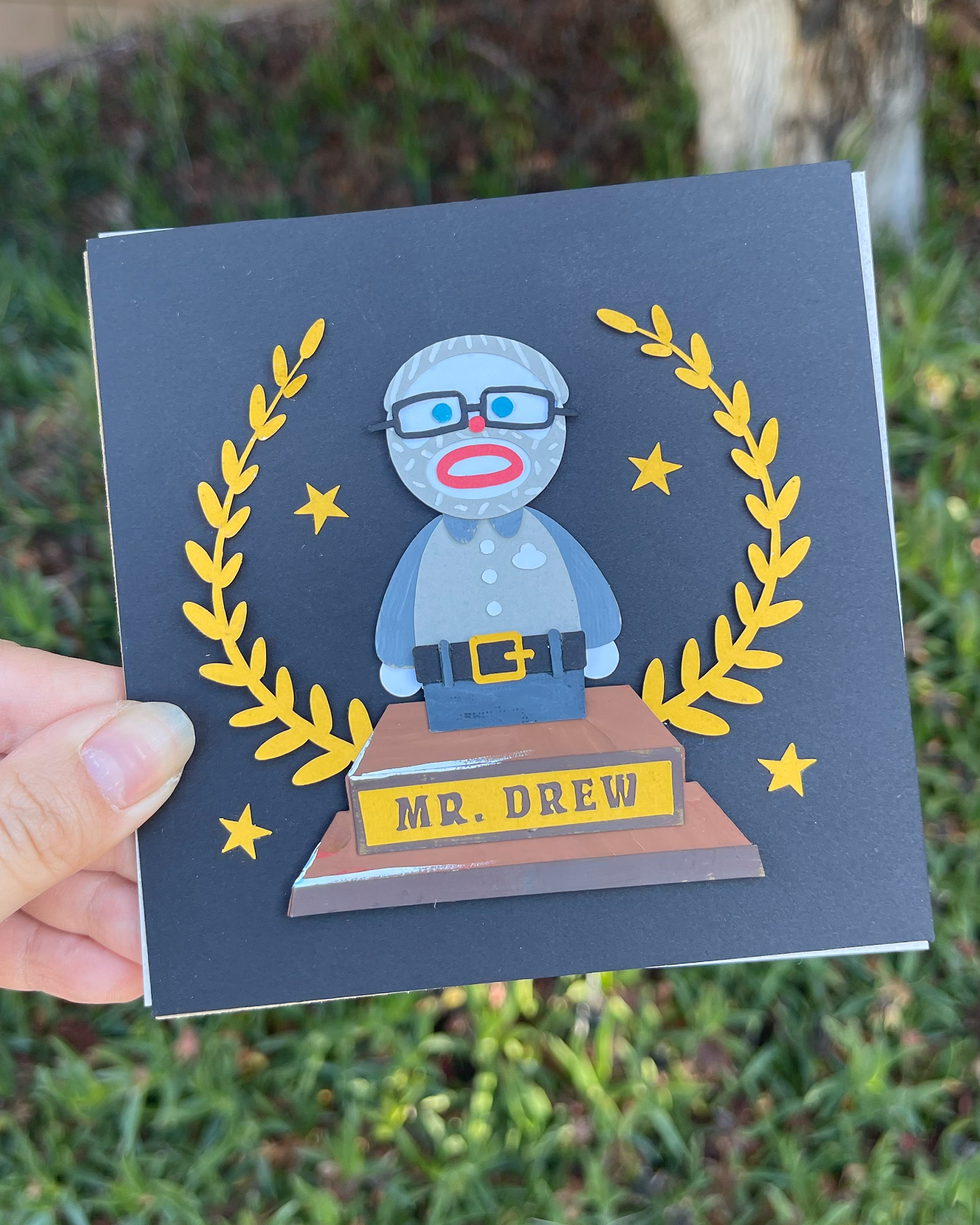 Mr. Drew - Final Paper Cut