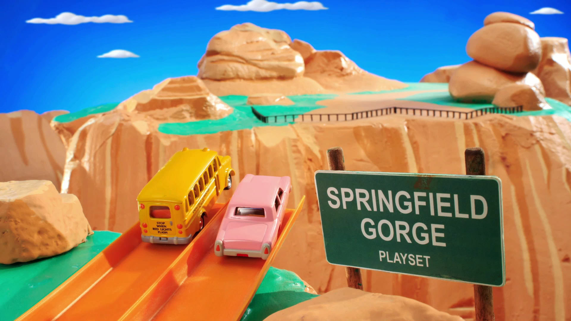 Screen Still - Springfield Gorge - Assisted with painting of gorge