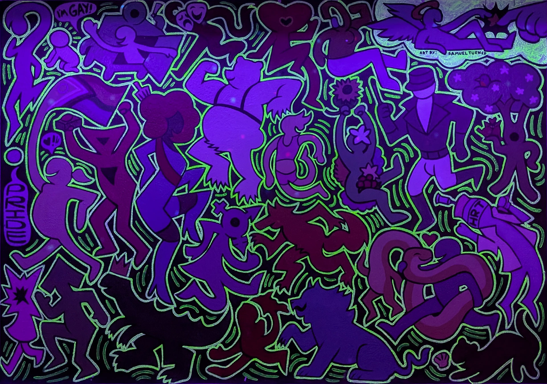 Nighttime Phosphorescent View