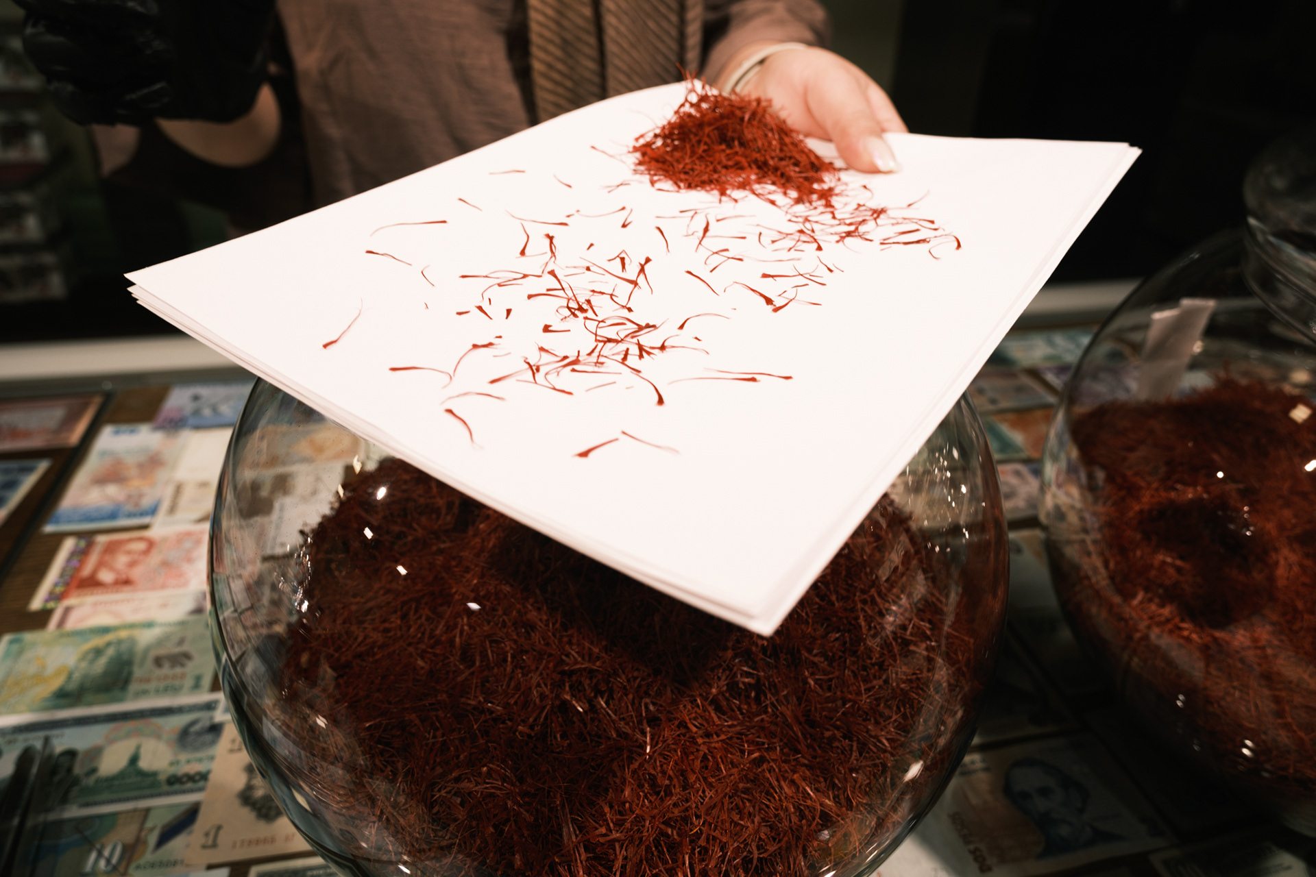 Saffron shop
