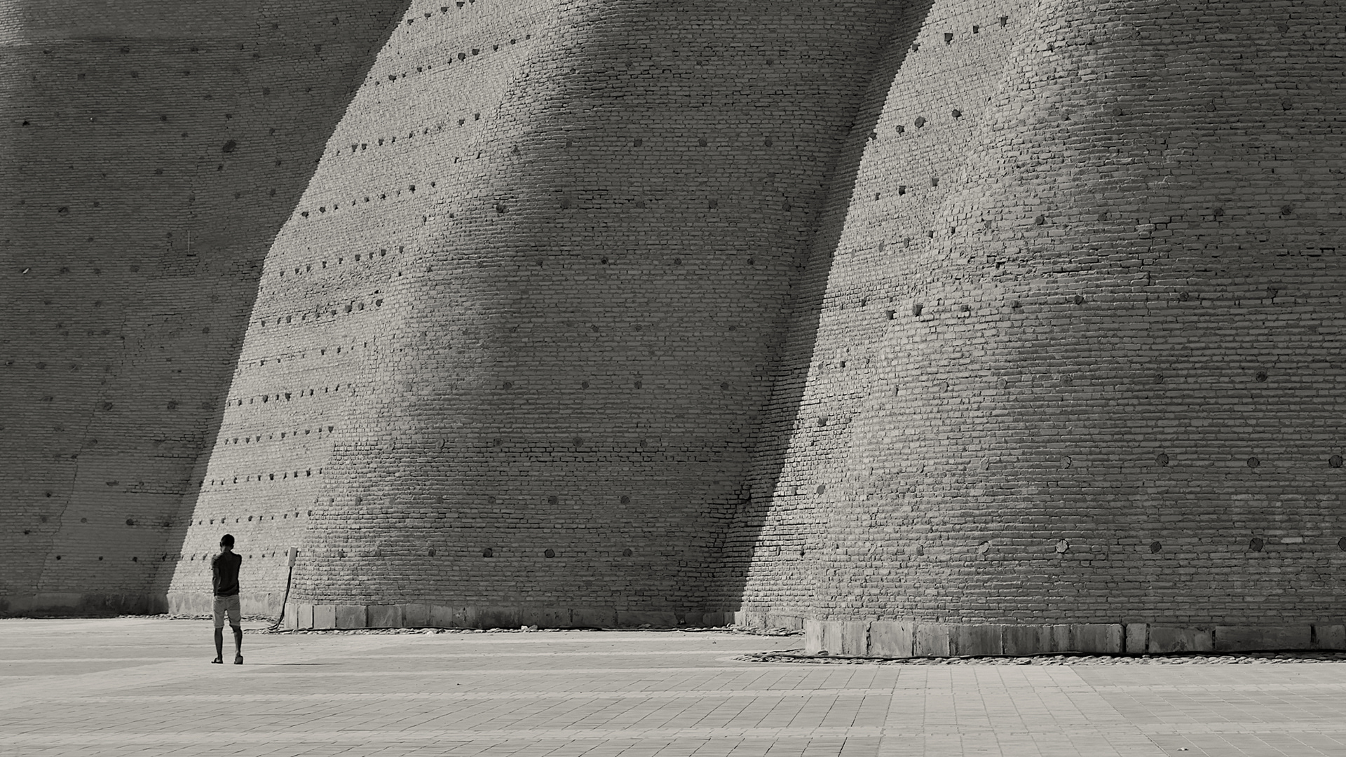 Defensive walls in Bukhara