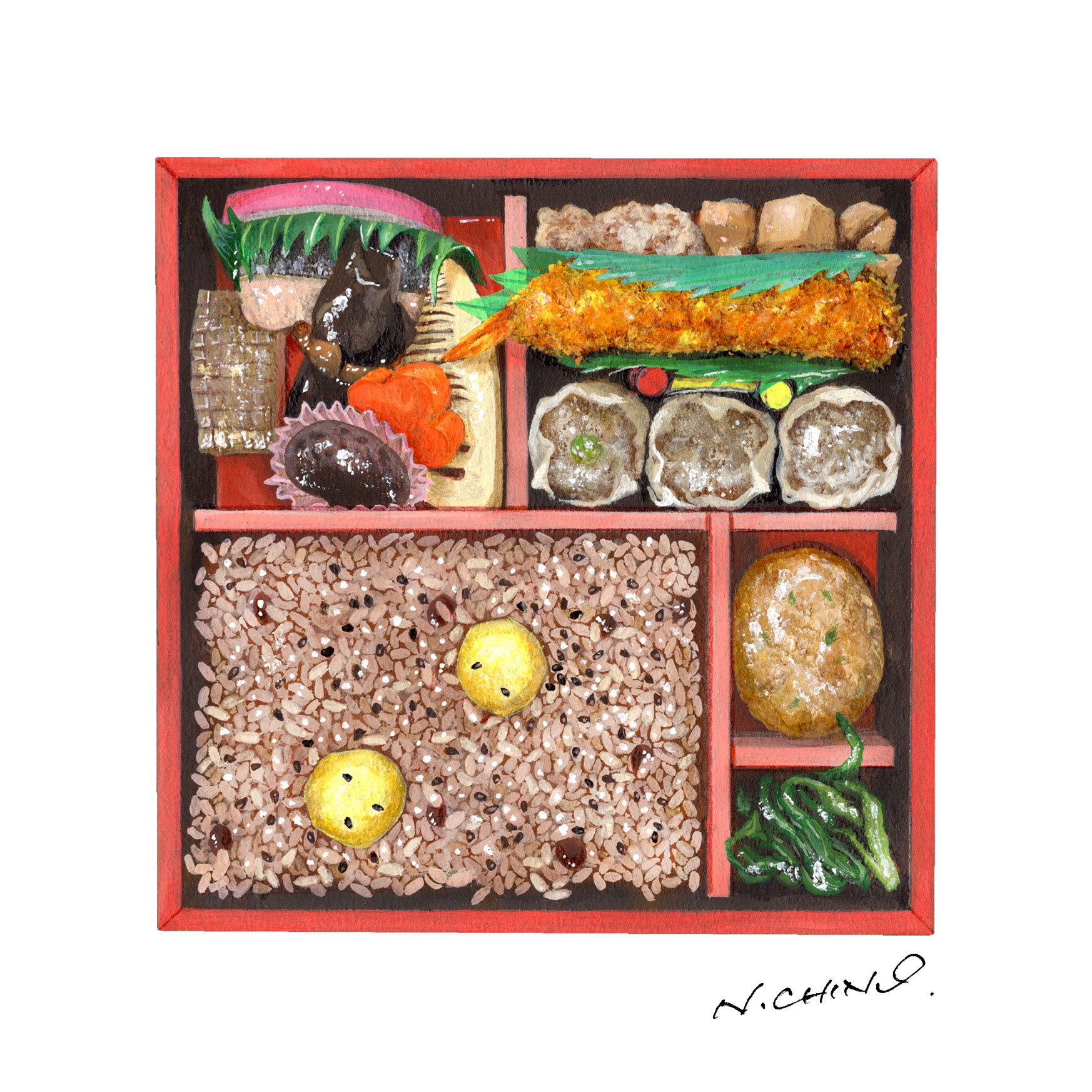 崎陽軒 お赤飯弁当