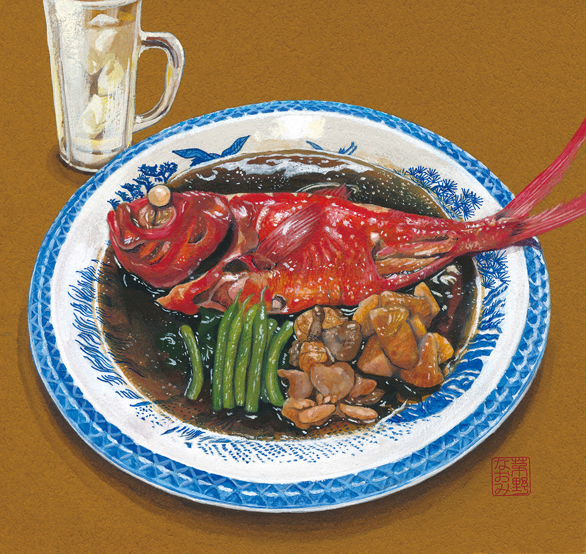金目鯛丸ごと煮付け、ハイボール/下田【旬の味 ごろさや】