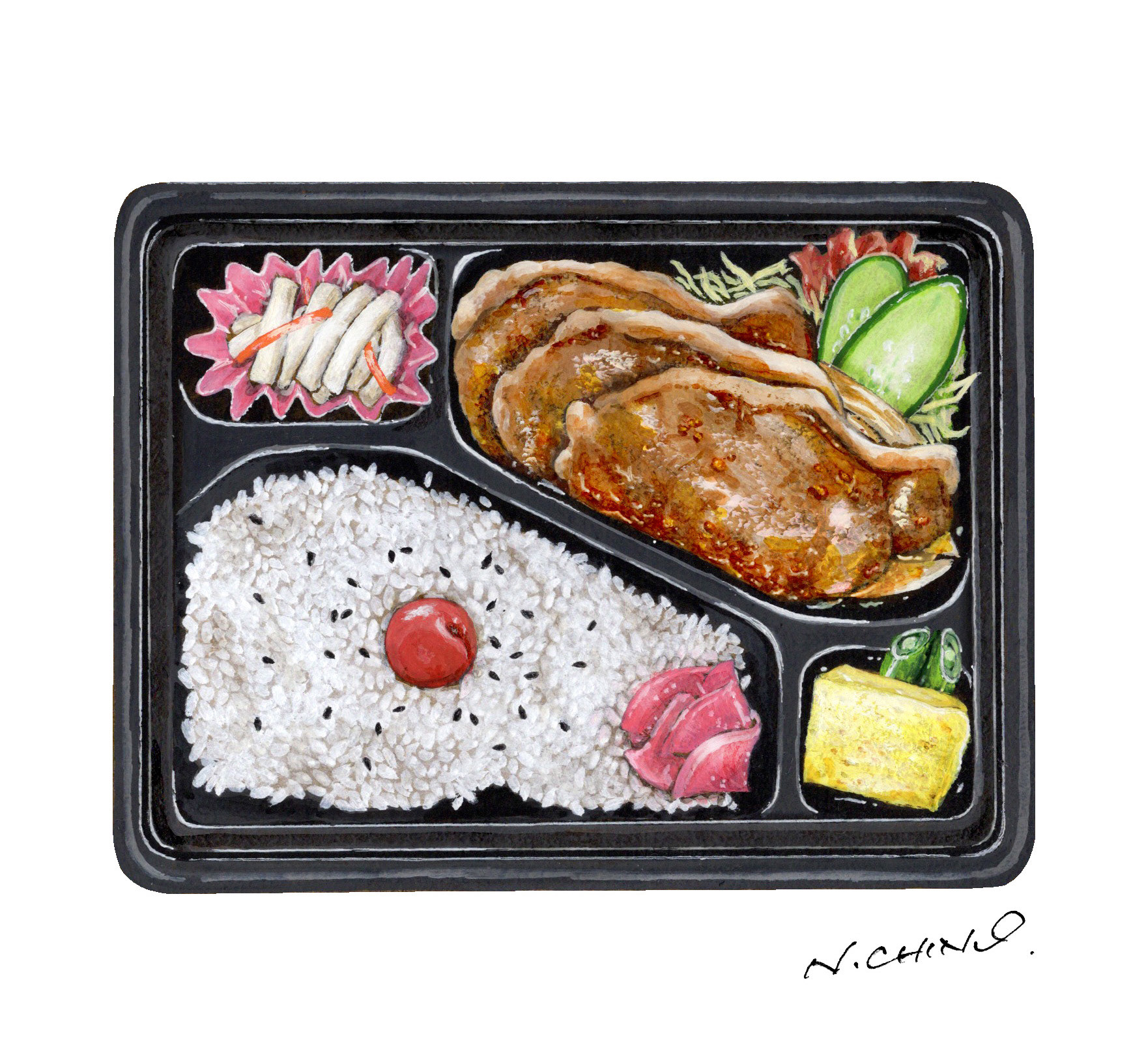 生姜焼き弁当