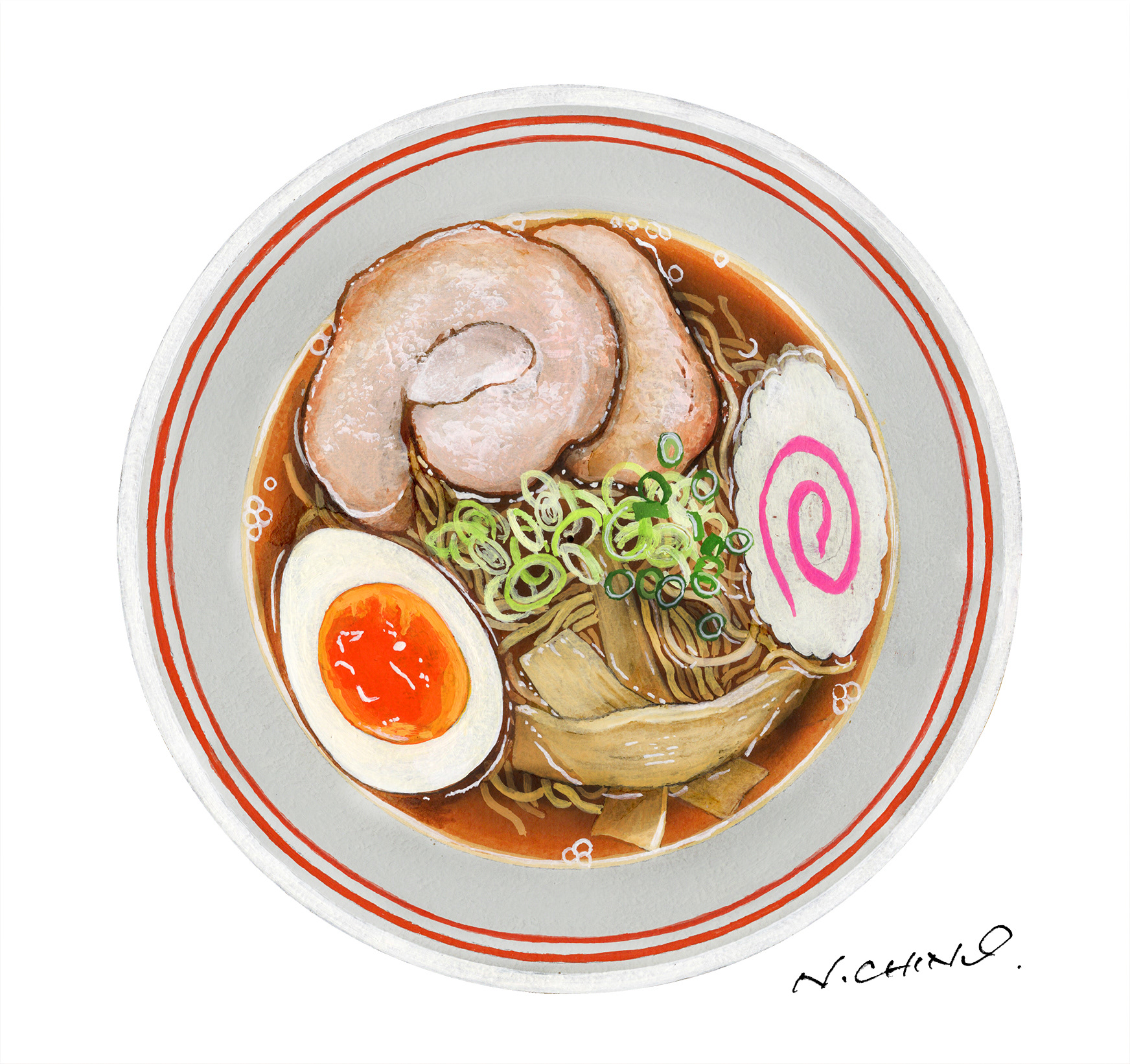 昔ながらの醤油ラーメン