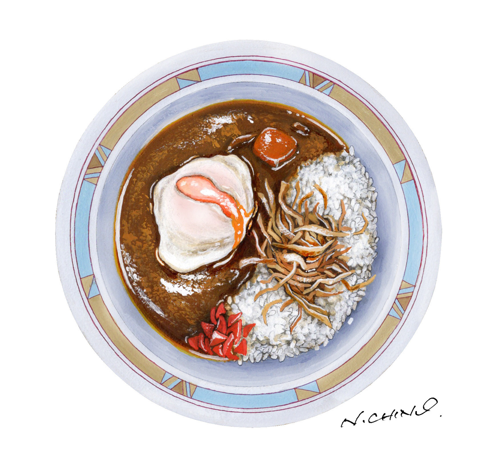 多摩美術大学 東学食堂(当時の)Aカレー
