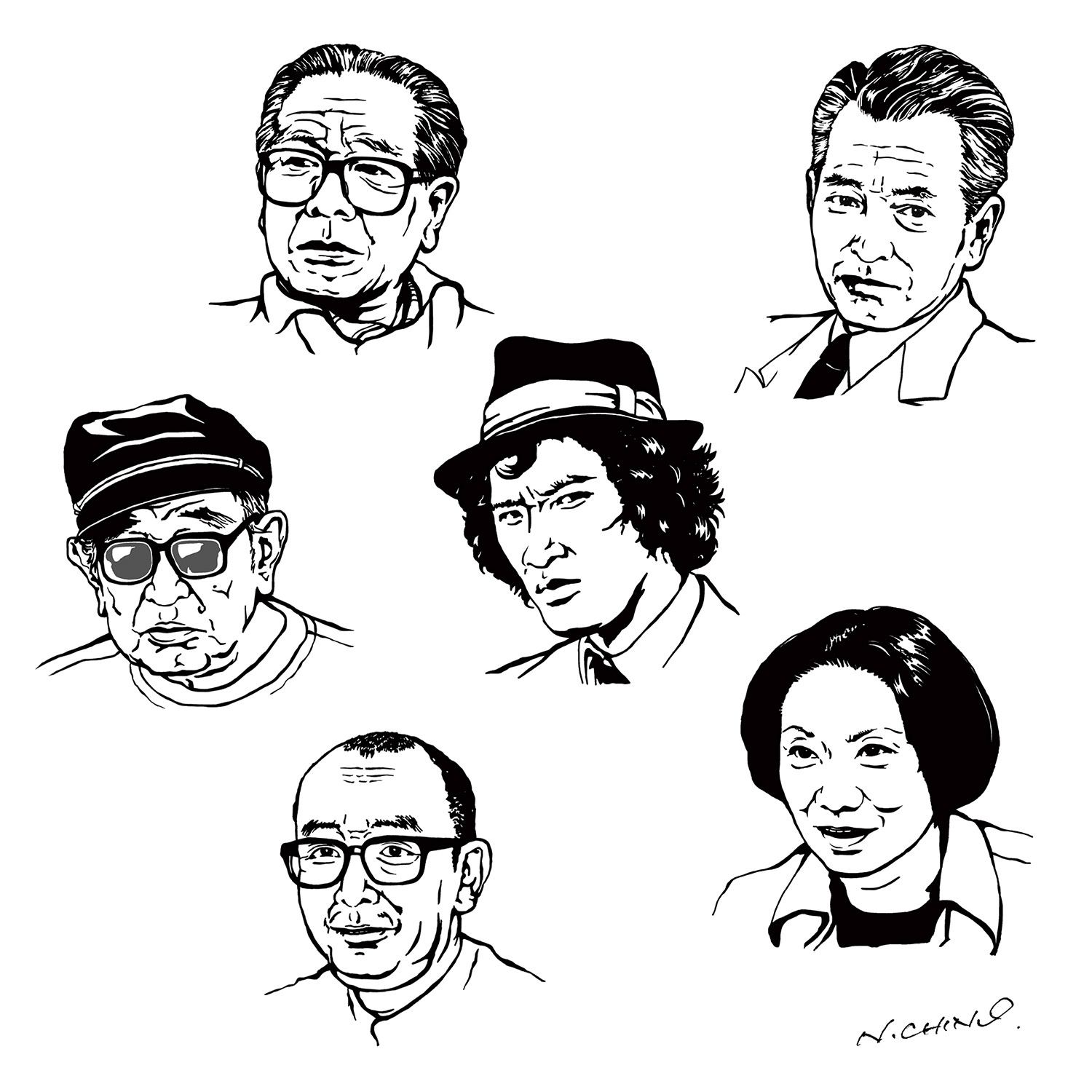 池波正太郎 白洲次郎 黒澤明 松田優作 山口瞳 向田邦子