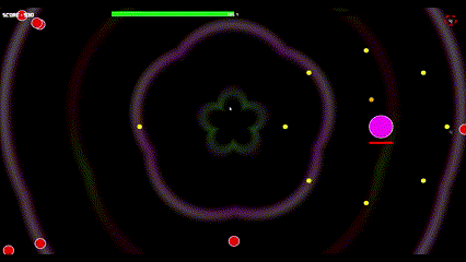 Enemies going at slow speed (every two beats)