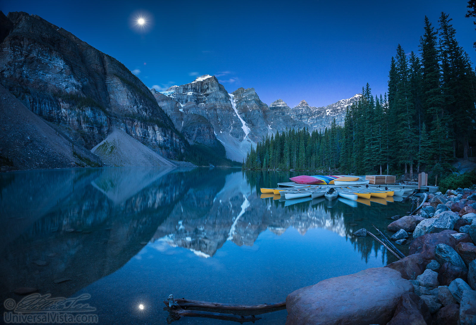 Photo taken at 4:10AM in Banff National Park