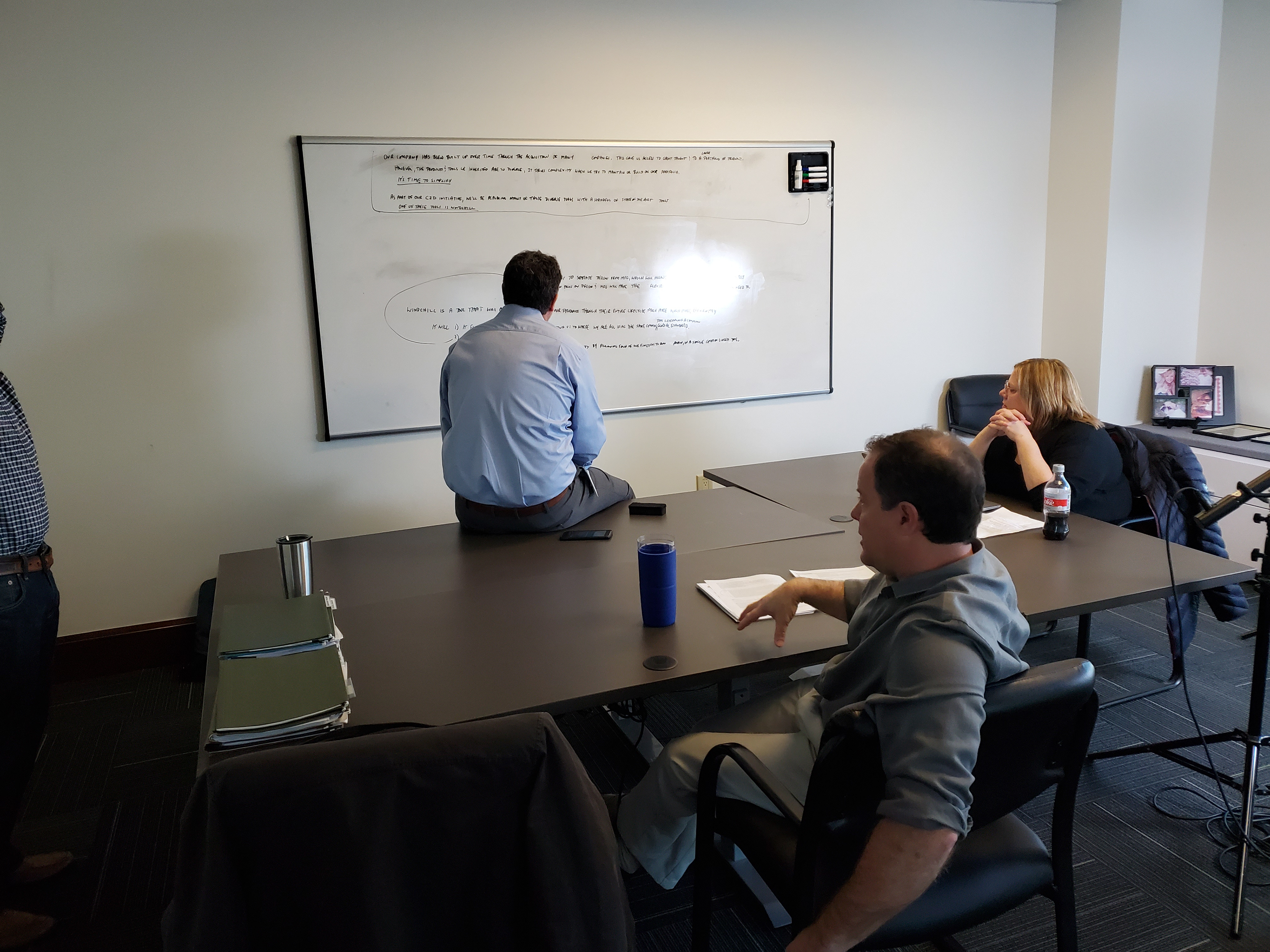 Working through script changes, example