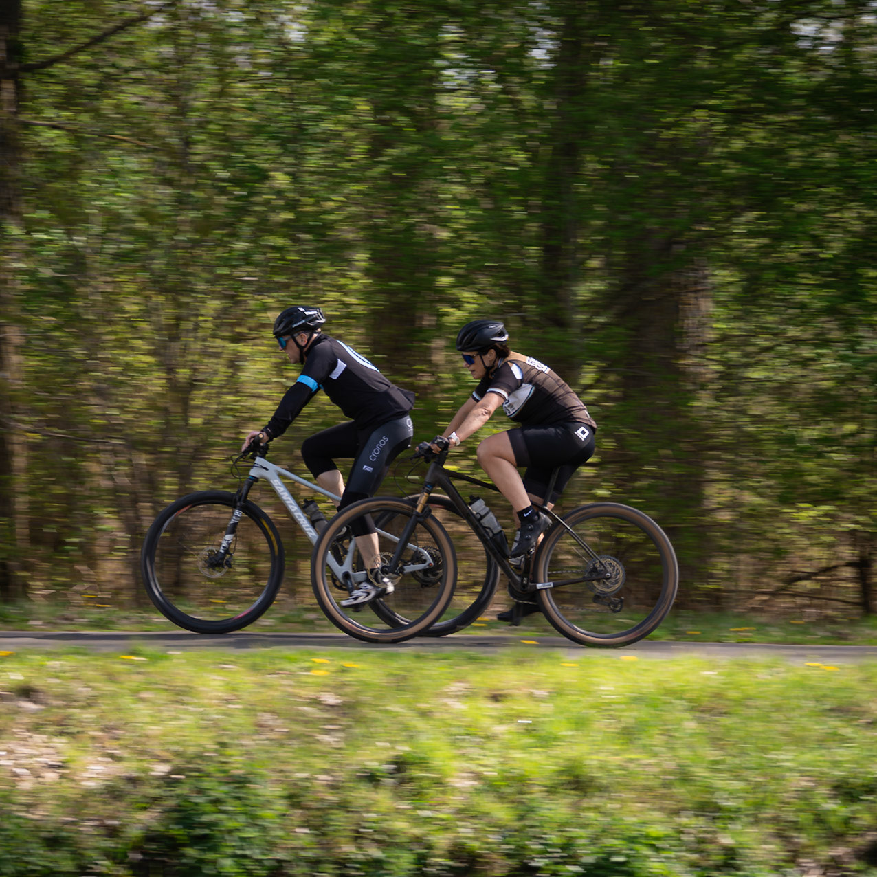 Riding with two