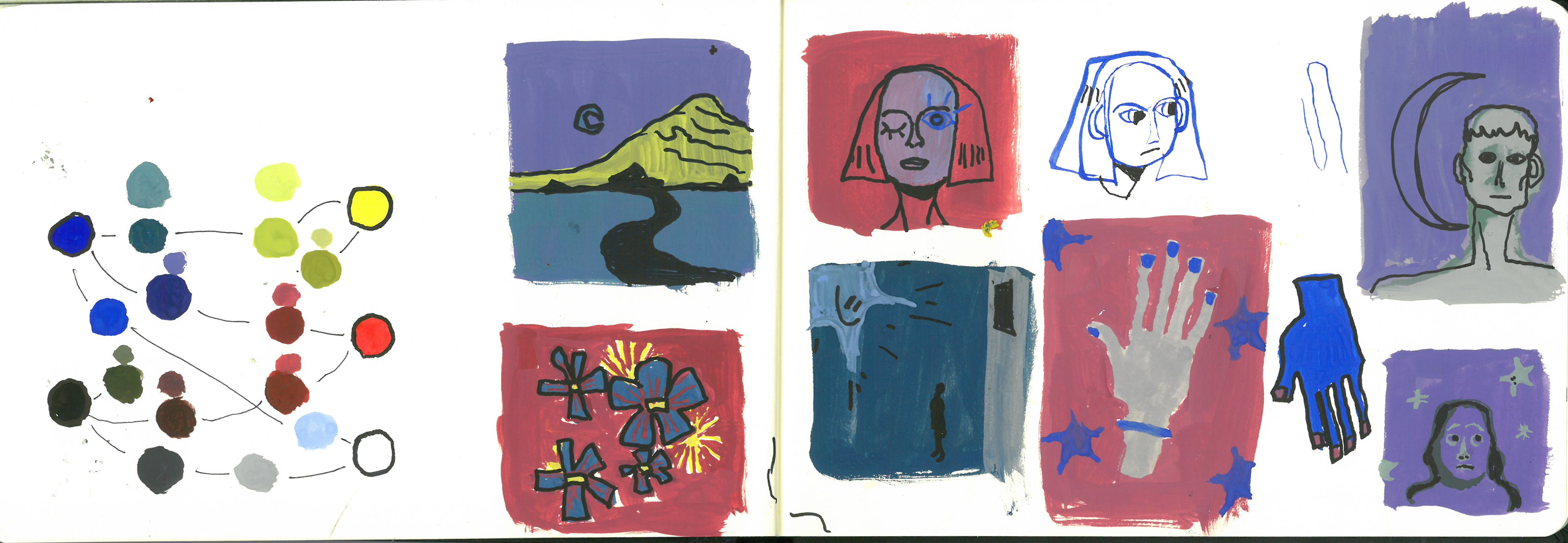 Colour theory thumbnails