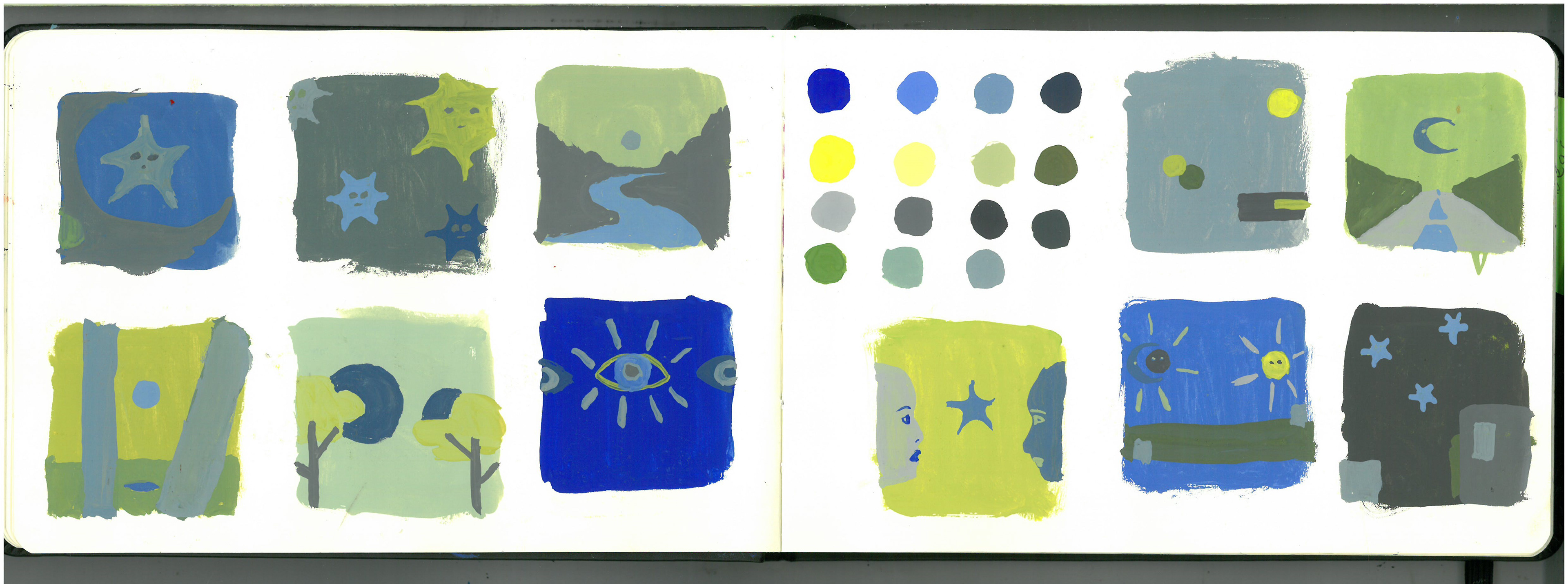 Colour theory thumbnails
