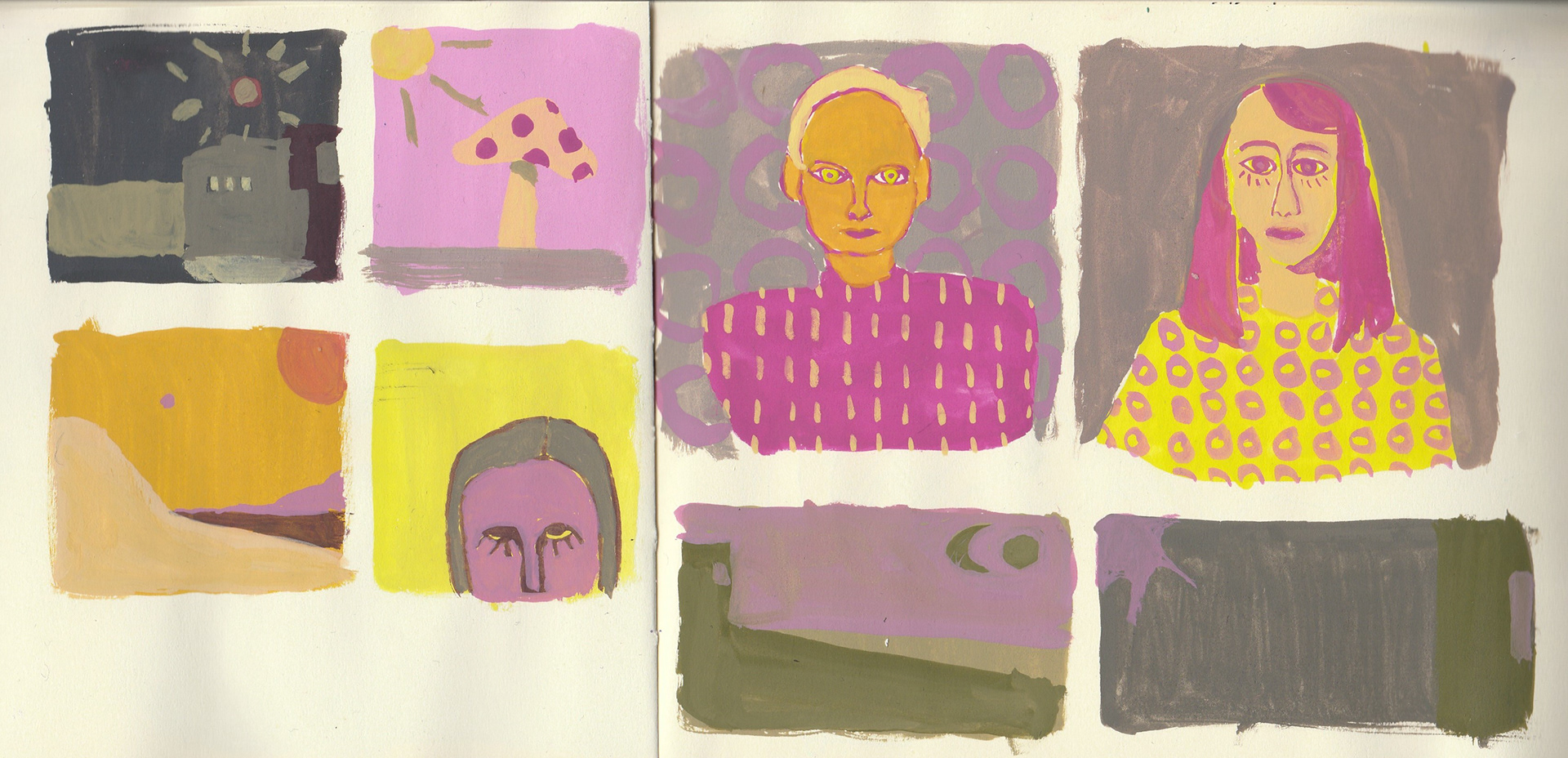 Colour theory thumbnails