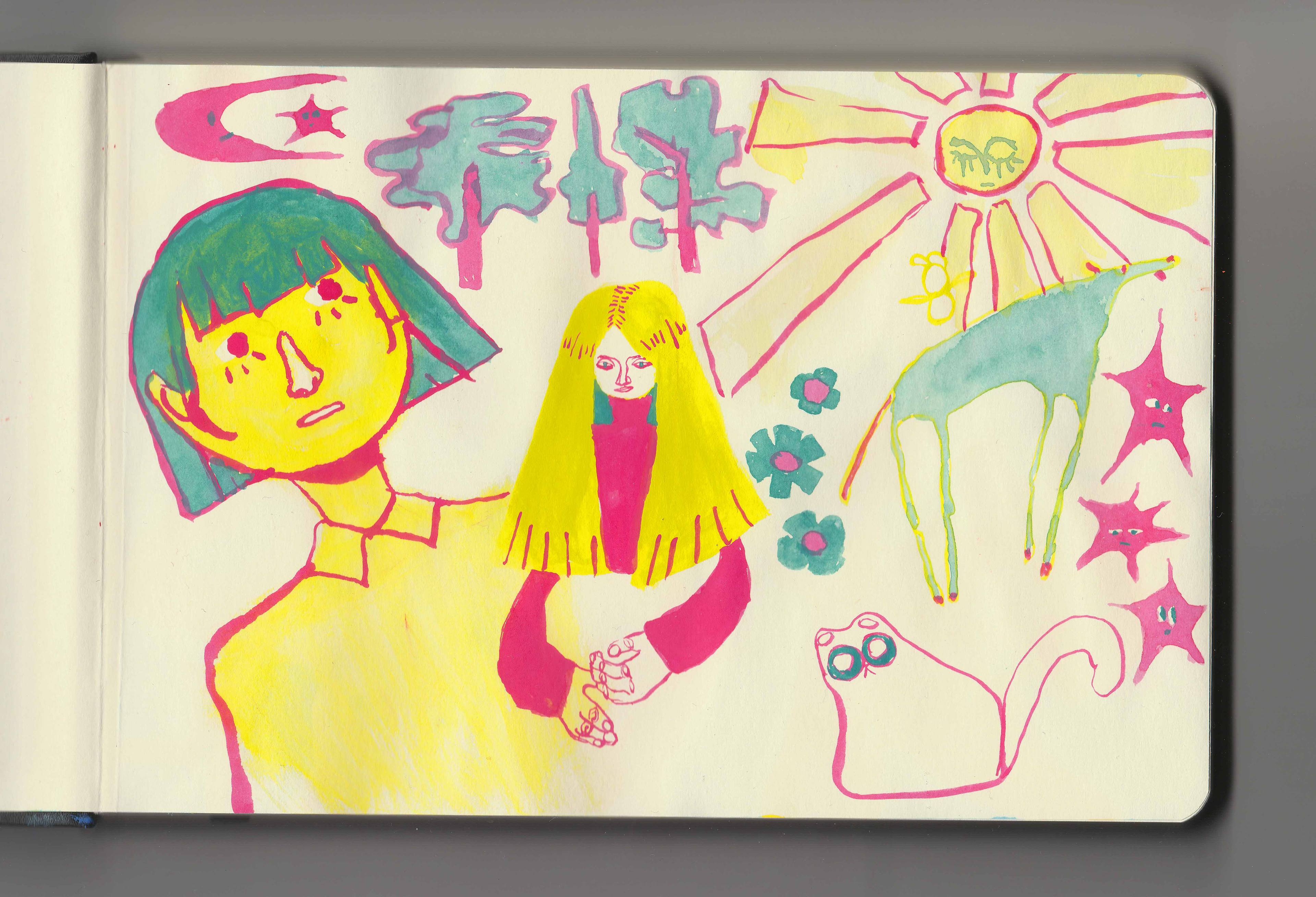 Colour and character experimentation