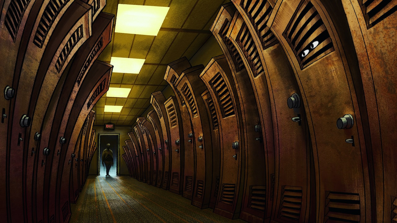 "Warped Corridor" - Concept art from 'Tell-Tale Heart'