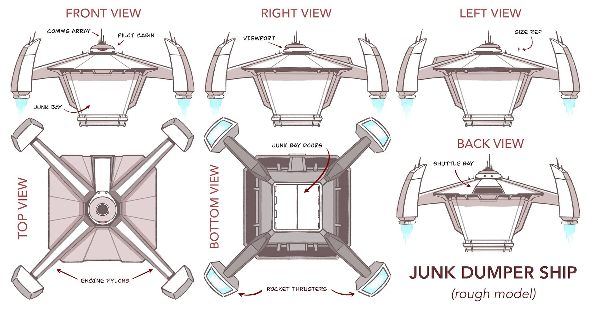 Original Orthographic Drawings