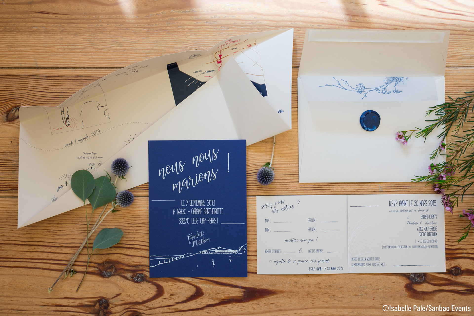BESPOKE WEDDING STATIONERY SET - HOT FOIL - DUPLEX - BESPOKE ILLUSTRATIONS