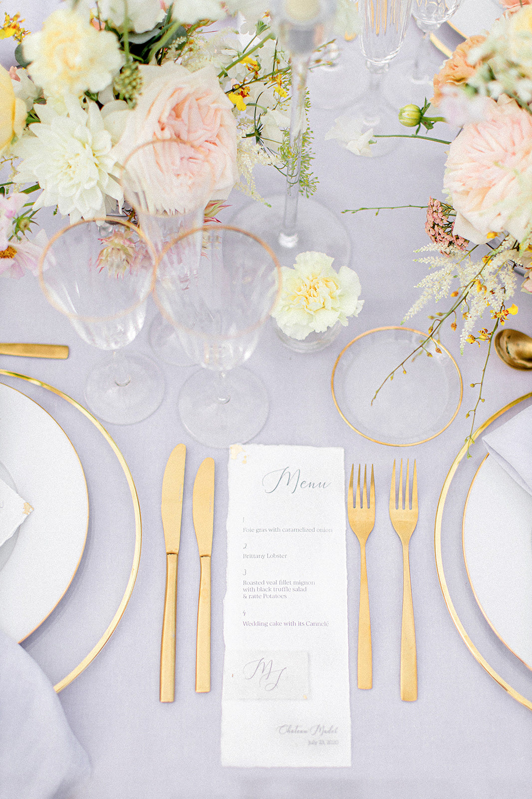 Menu // Margaux & Joshua