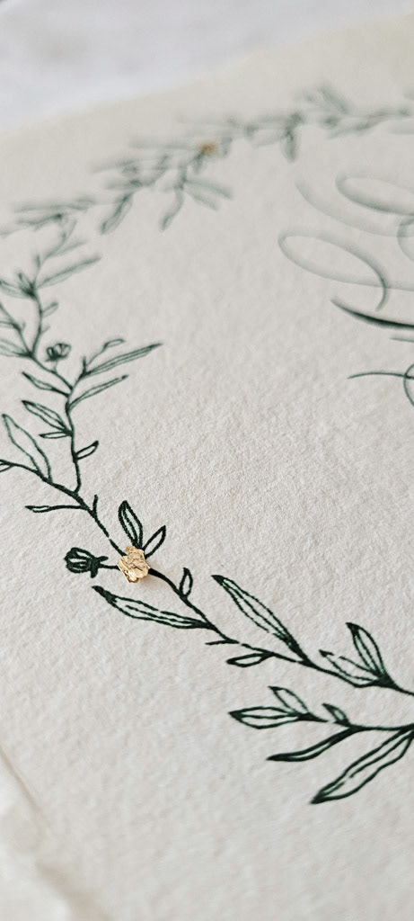 detail faire part de mariage